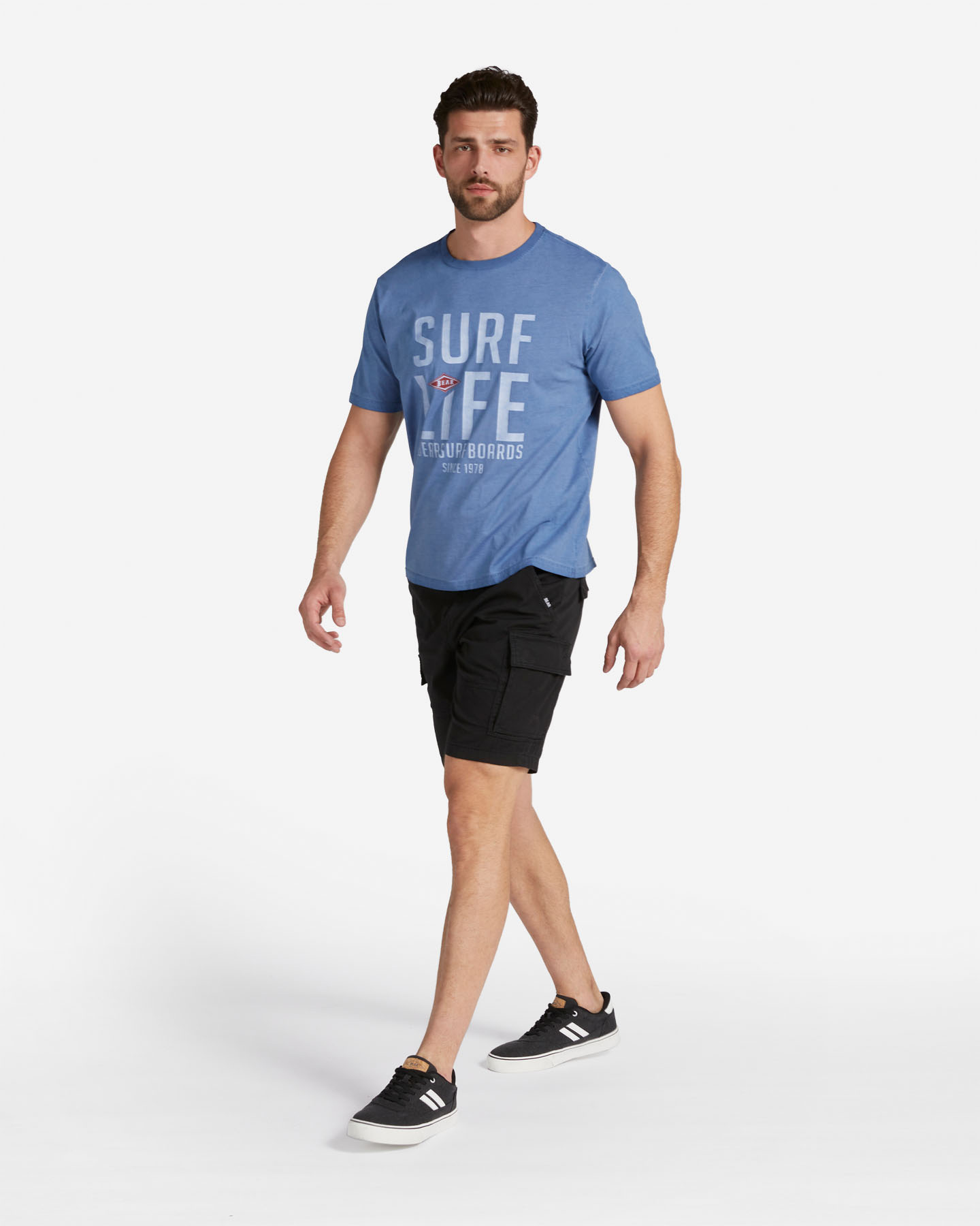 T-shirt BEAR HERITAGE M - Blu - 3 | Cisalfa Sport