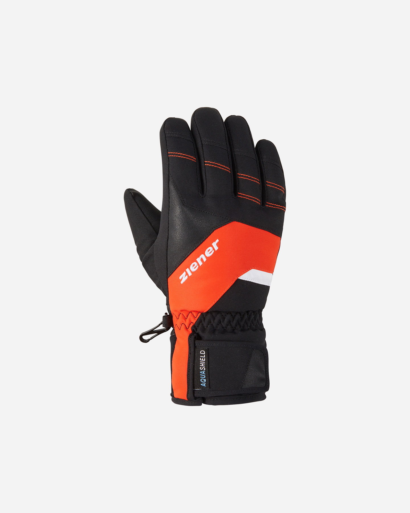 Guanti sci ZIENER BICOLOR JR - Rosso - 1 | Cisalfa Sport