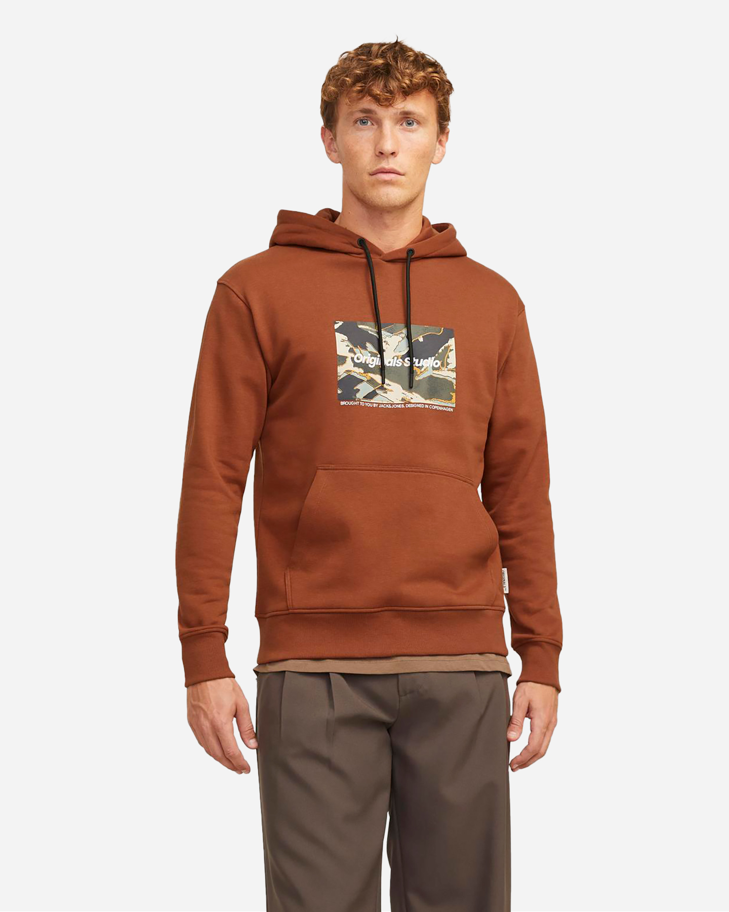 Felpa JACK & JONES ORVESTERBRO M - Marrone - 1 | Cisalfa Sport