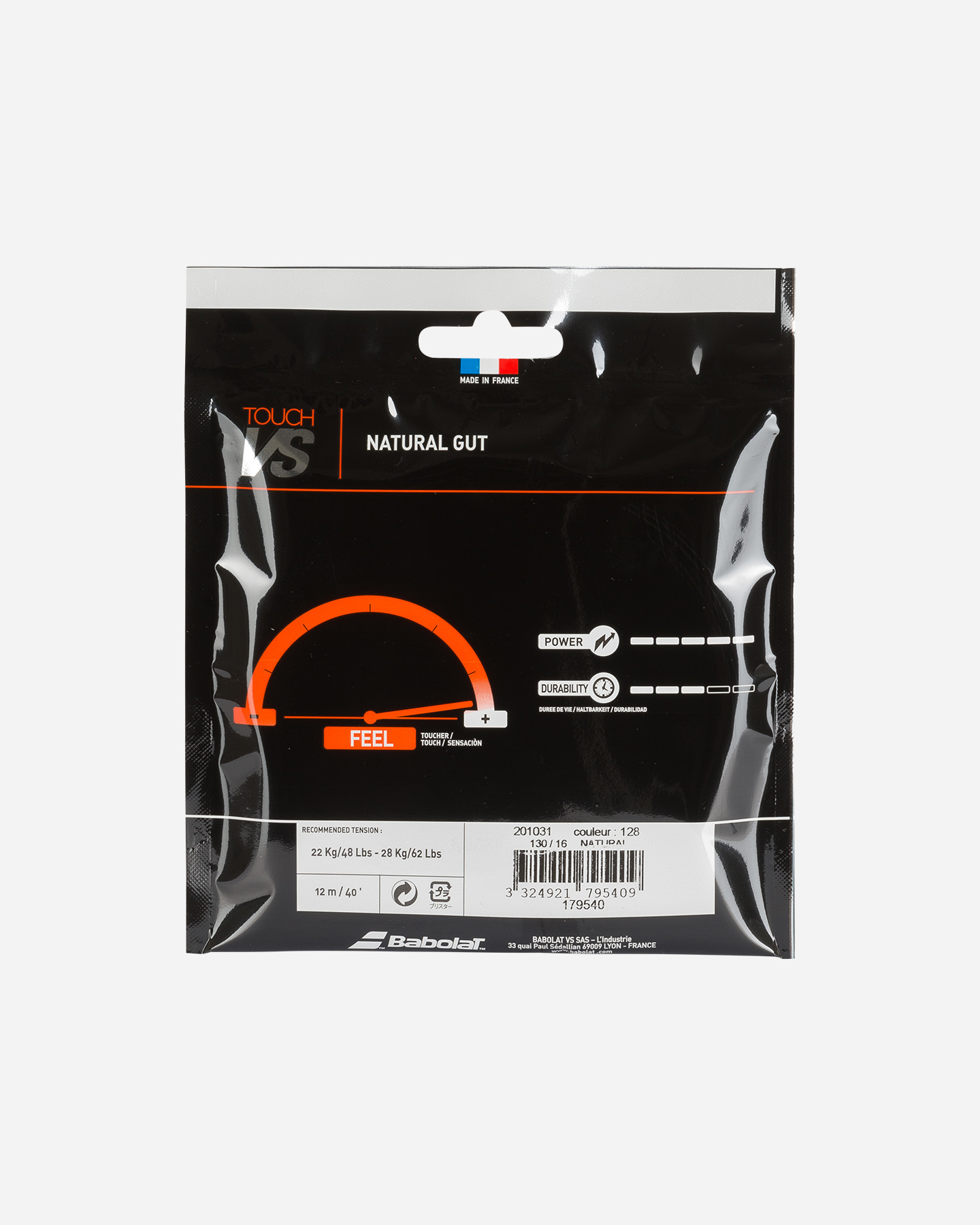 Corde tennis BABOLAT TOUCH VS 12M - Bianco - 1 | Cisalfa Sport