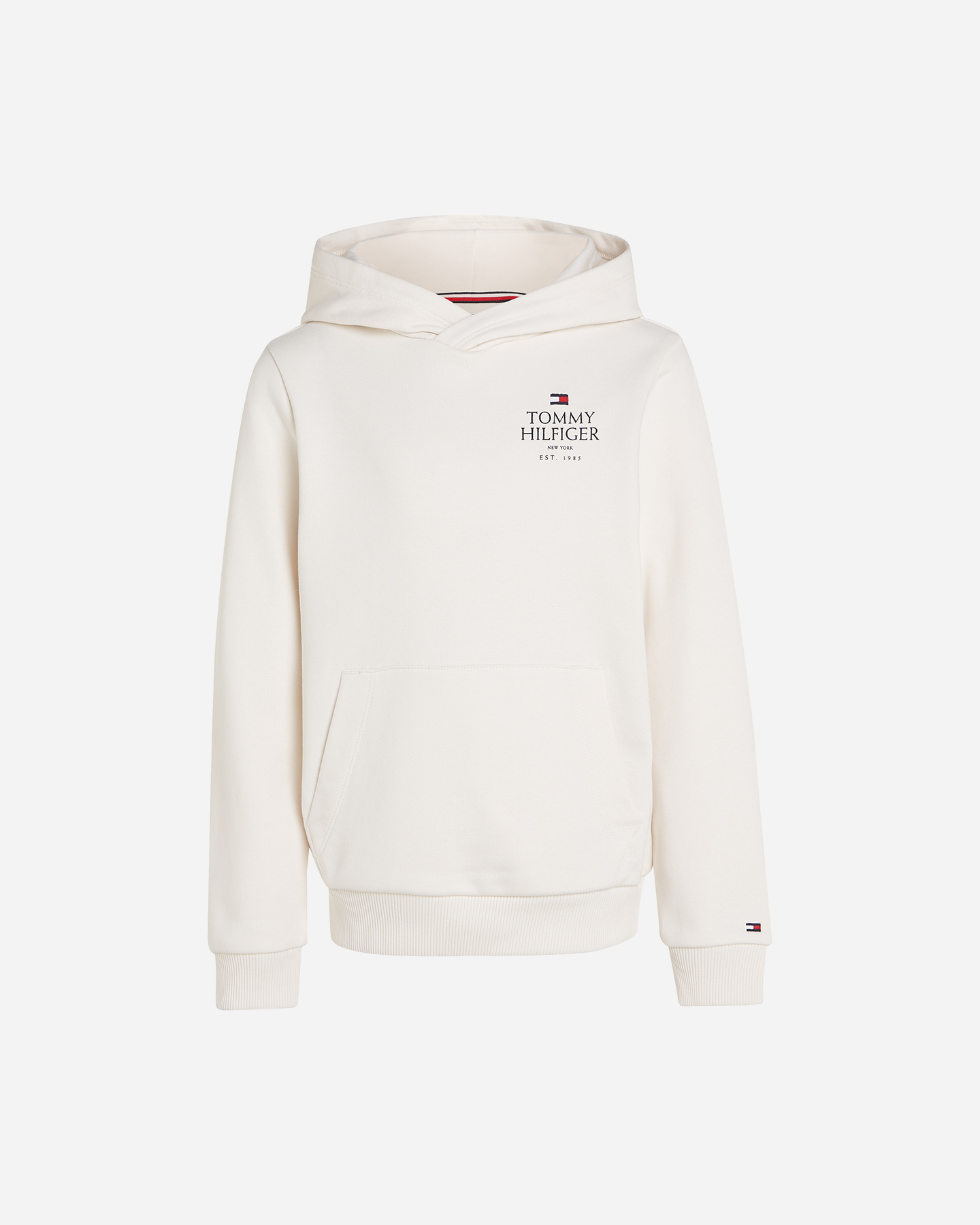 Felpa TOMMY HILFIGER SLMALL LOGO JR - Bianco - 0 | Cisalfa Sport