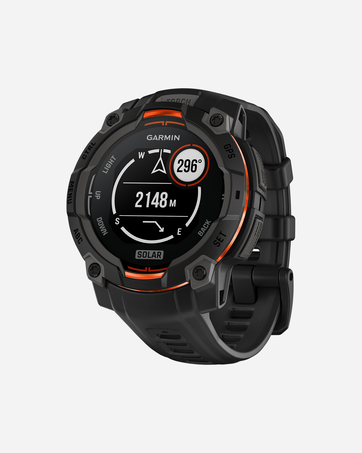 Orologio multifunzione GARMIN INSTINCT 3 45MM SOLAR - Nero - 3 | Cisalfa Sport