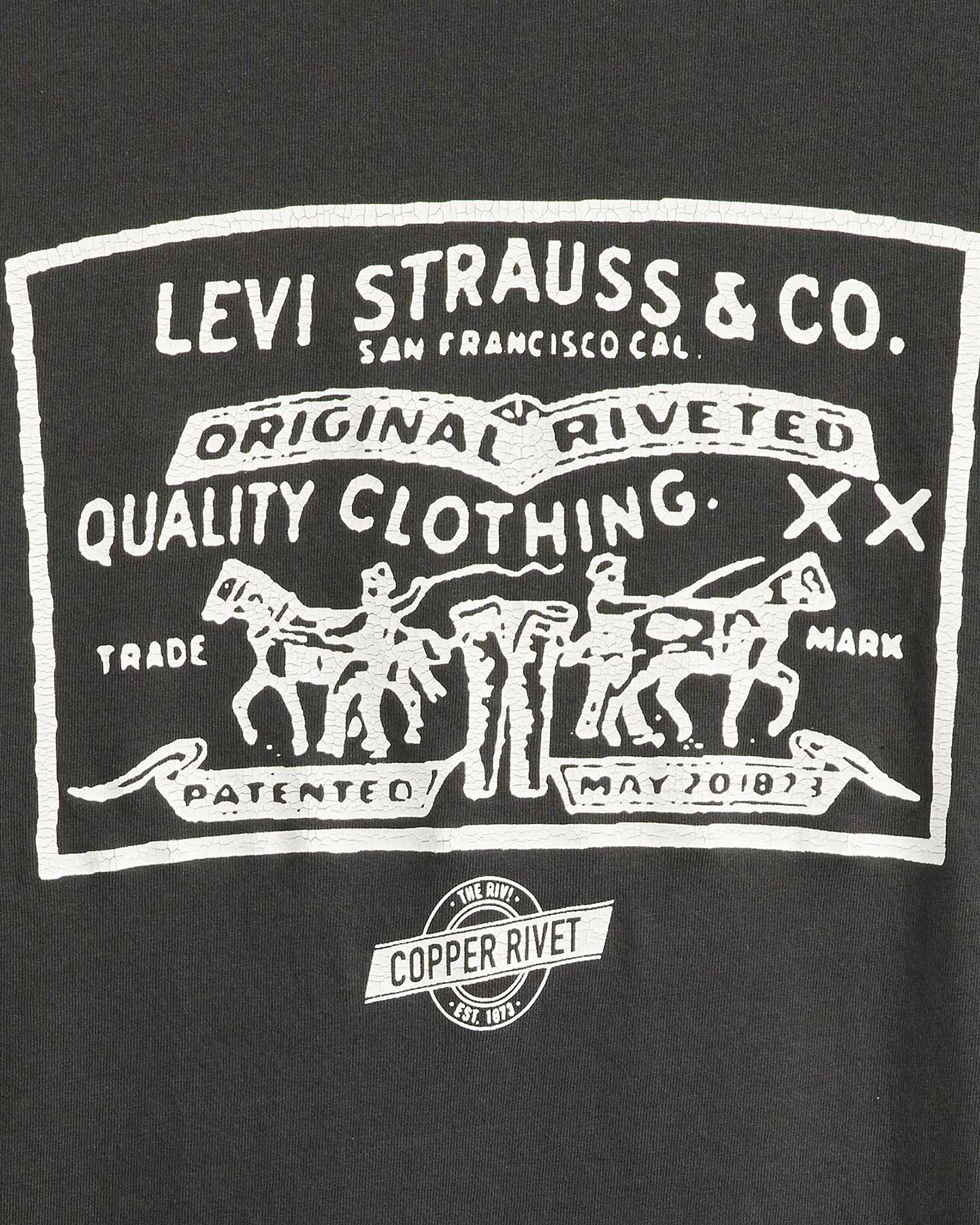 T-shirt LEVI'S TWO HORSES M - Nero - 5 | Cisalfa Sport