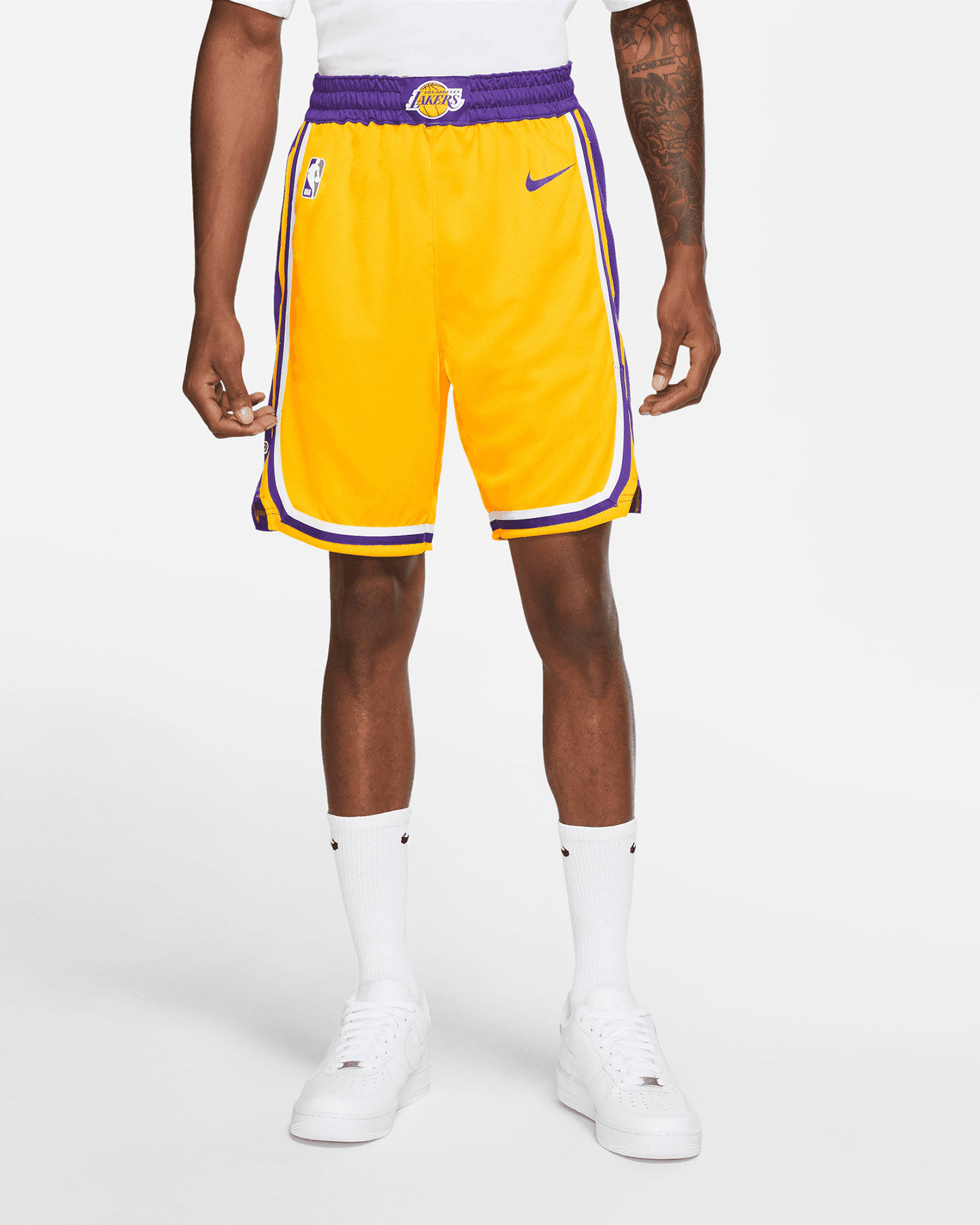 Pantaloncini basket NIKE LOS ANGELES LAKERS M - 3 | Cisalfa Sport