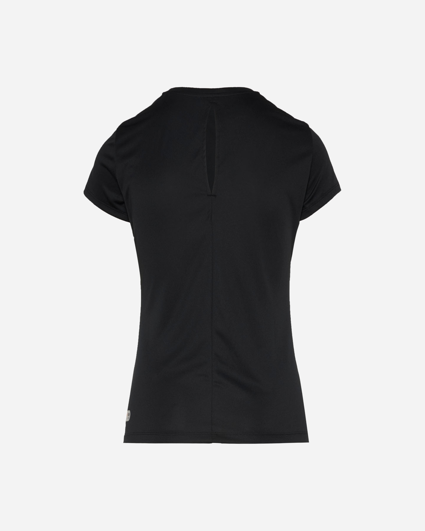 T-shirt tennis ABC ESSENTIAL W - Nero - 1 | Cisalfa Sport