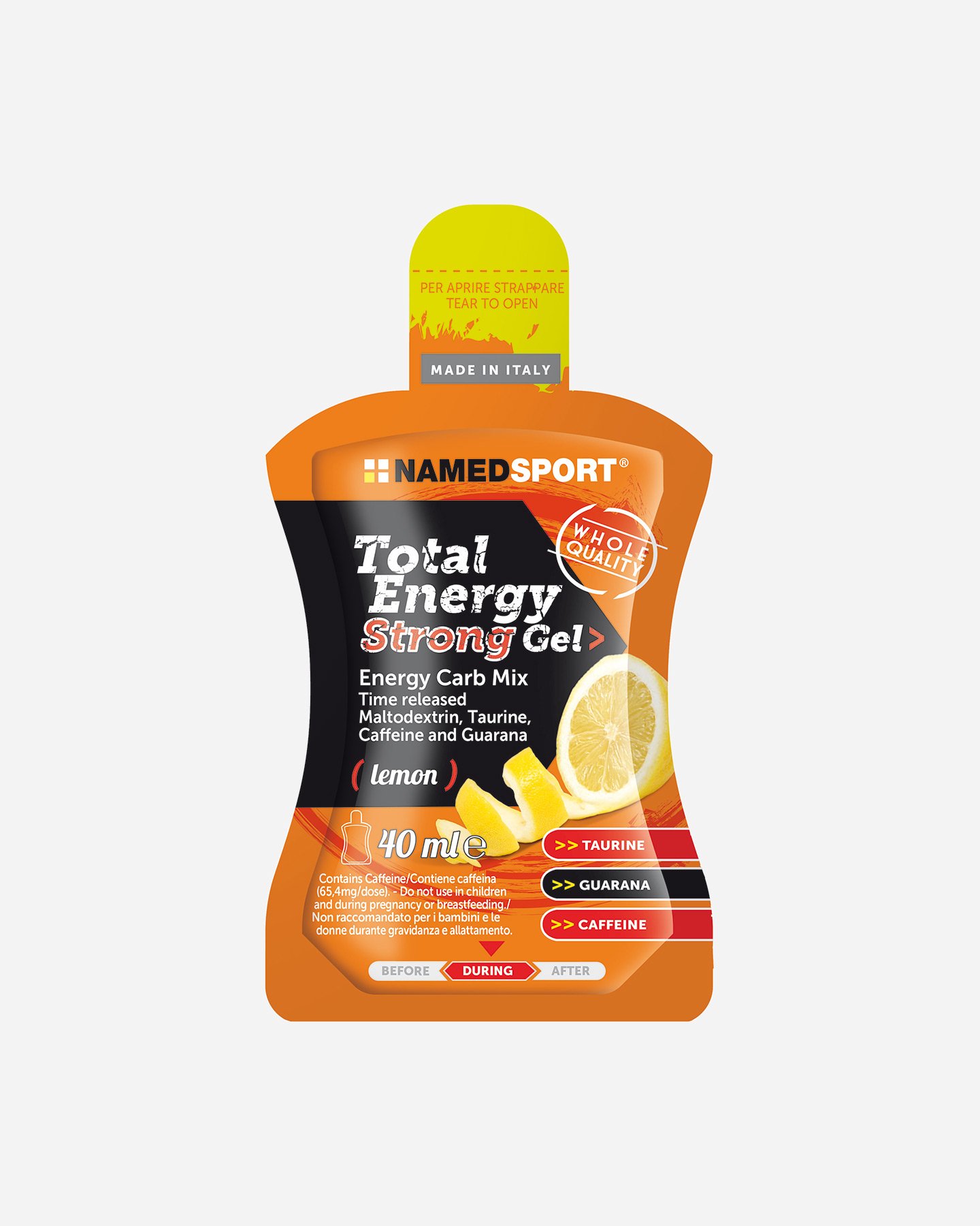 Energetico NAMED SPORT TOTAL ENERGY CARBO GEL 40 ML  - 0 | Cisalfa Sport