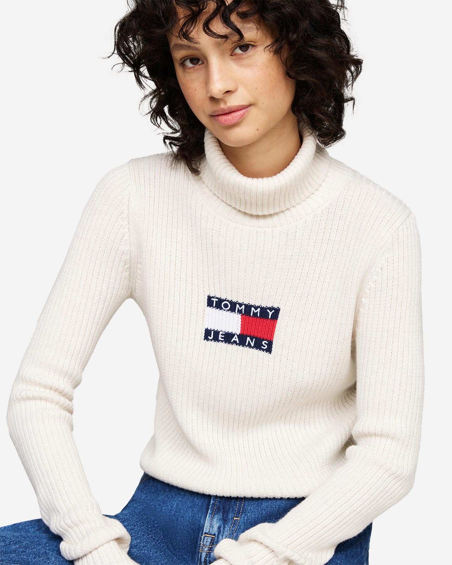 Maglione TOMMY HILFIGER HIGH NECK BADGE W - 4 | Cisalfa Sport