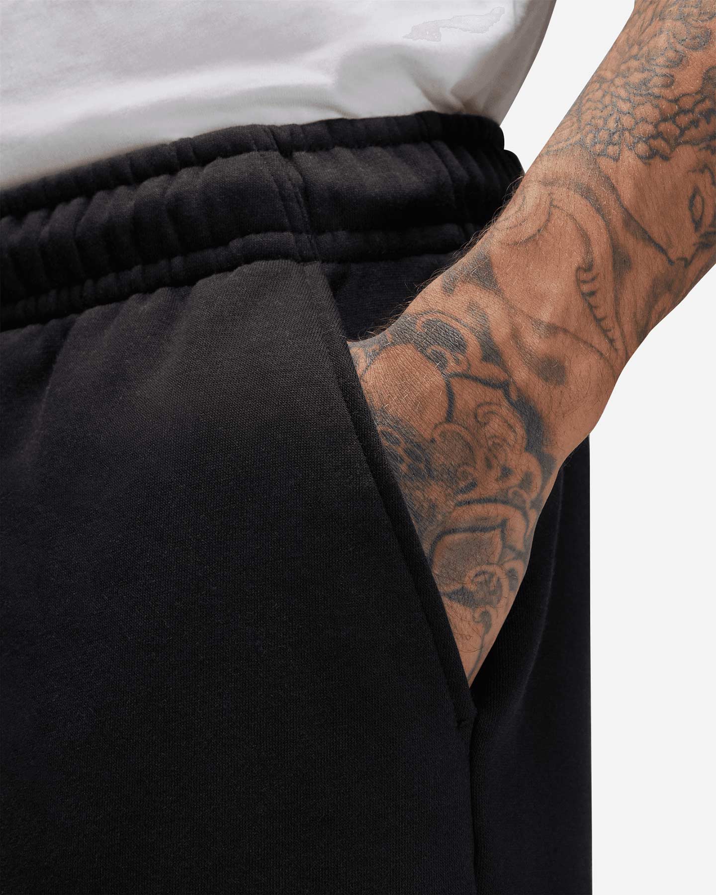 Pantaloncini NIKE FLC JORDAN ESSENTIAL M - Nero - 4 | Cisalfa Sport