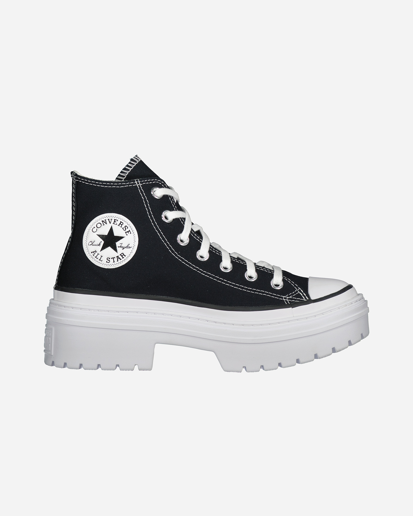 Scarpe sneakers CONVERSE CHUCK TAYLOR ALL STAR LUGGED HEEL HIGH W - Nero - 0 | Cisalfa Sport