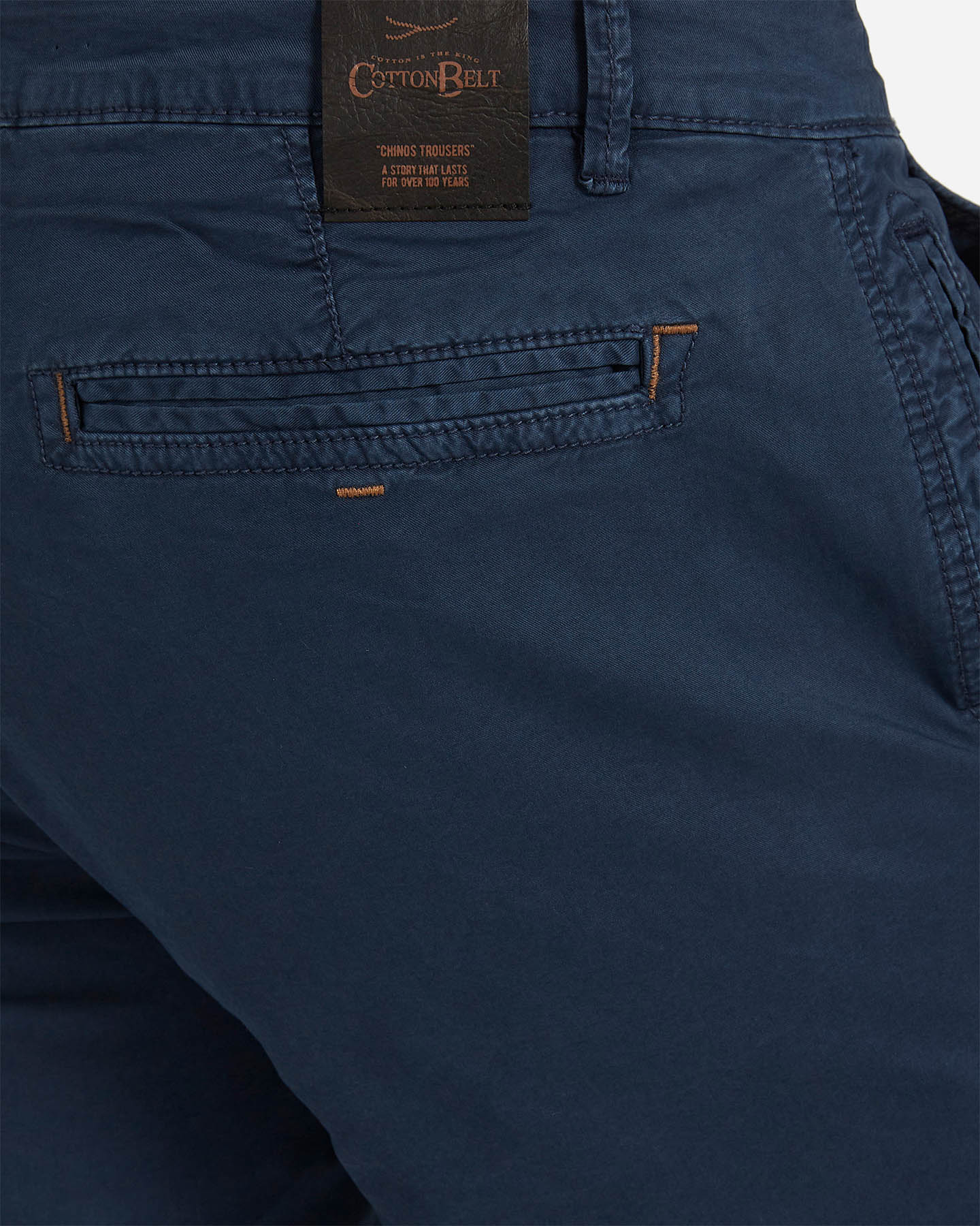 Bermuda COTTON BELT CHINO SLIM M - Blu - 3 | Cisalfa Sport