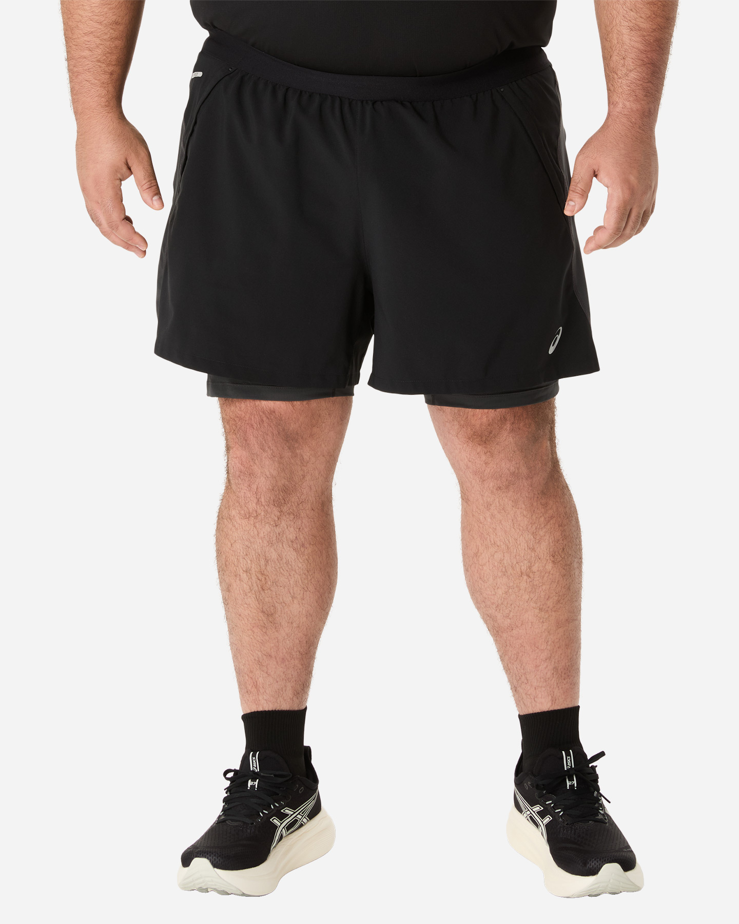 Short running ASICS ROAD 2IN1 5IN M - Nero - 0 | Cisalfa Sport