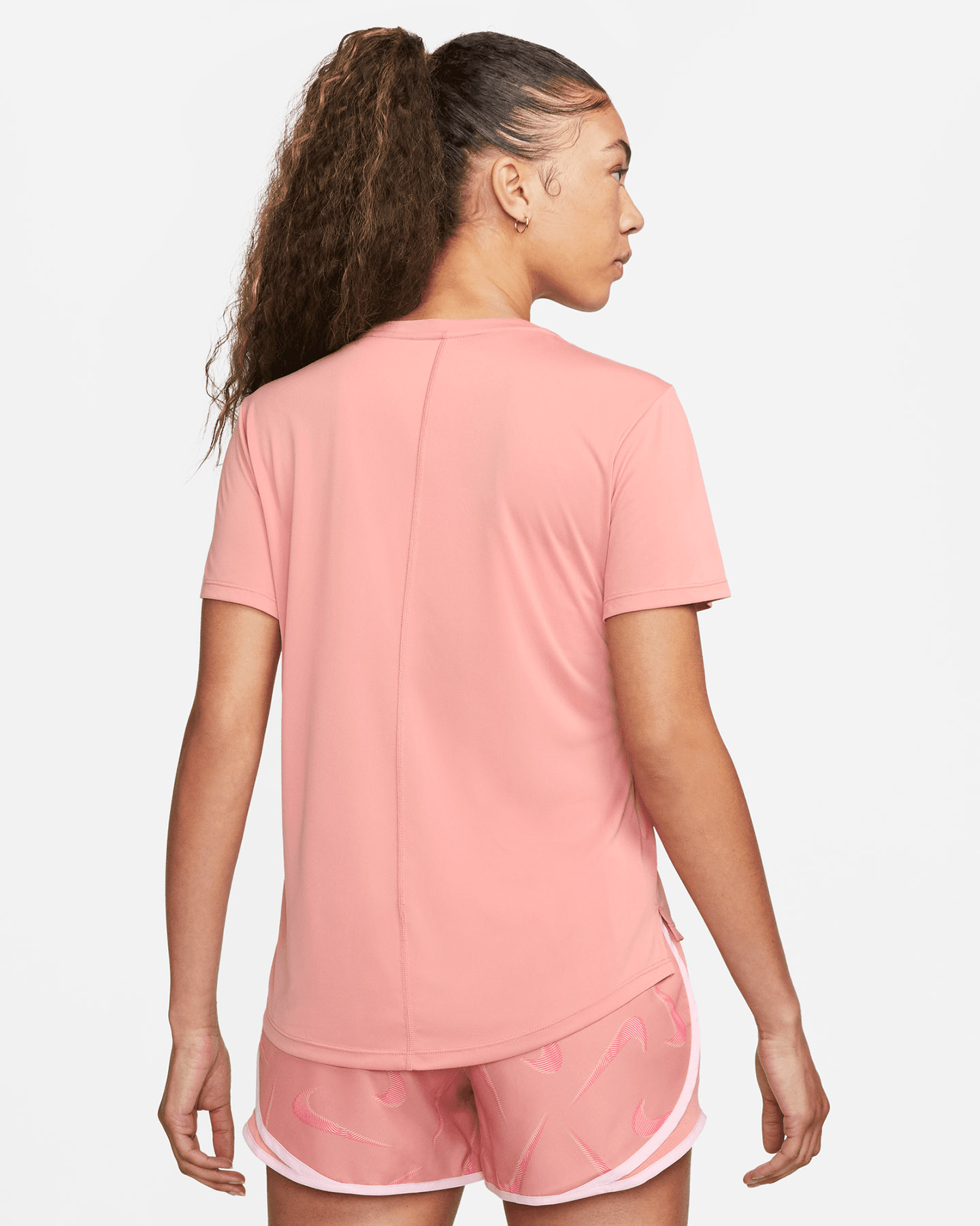 T-shirt running NIKE DRI FIT SWOOSH W - Rosso - 1 | Cisalfa Sport