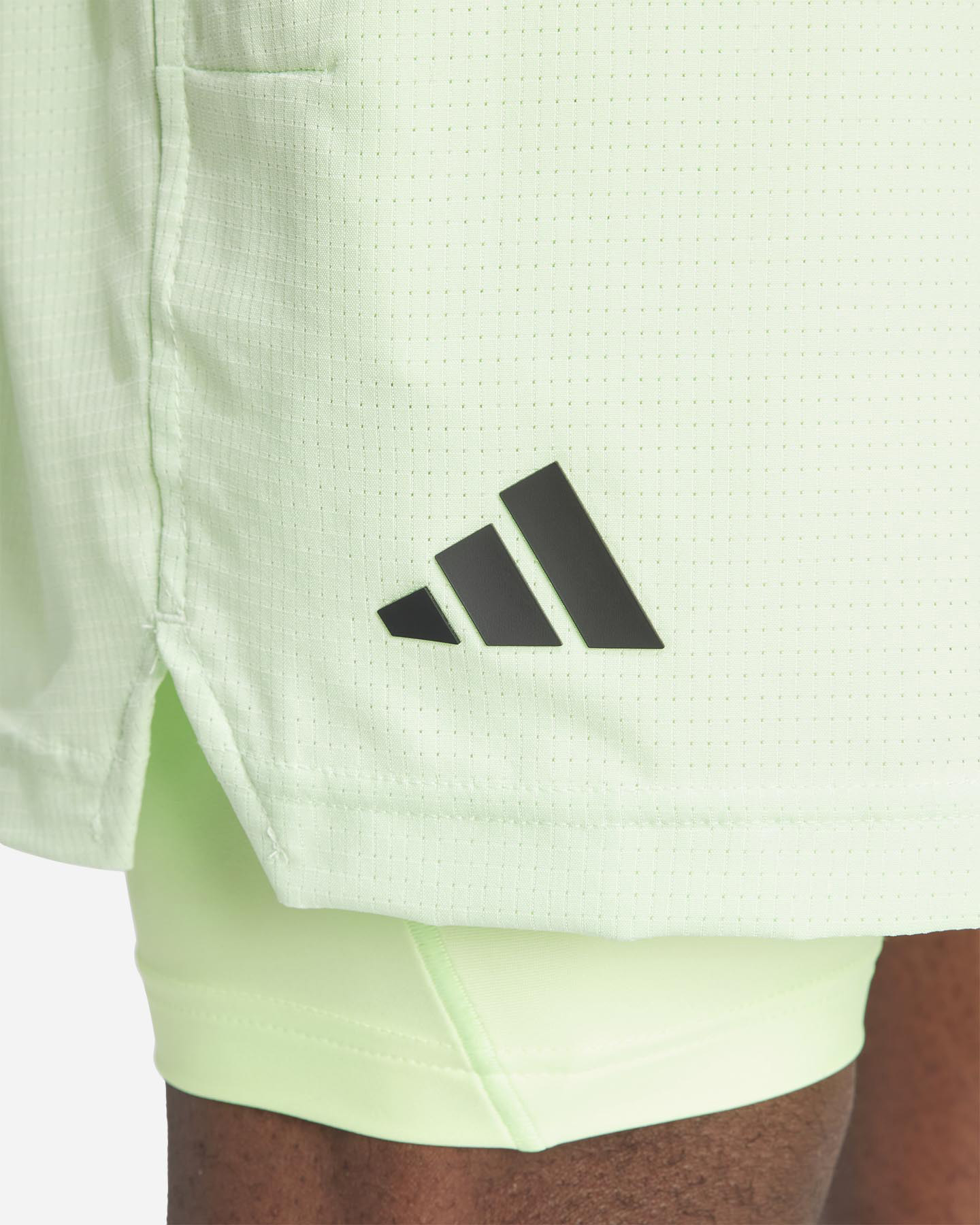 Pantaloncini tennis ADIDAS AO23 AUGER M - Verde - 5 | Cisalfa Sport