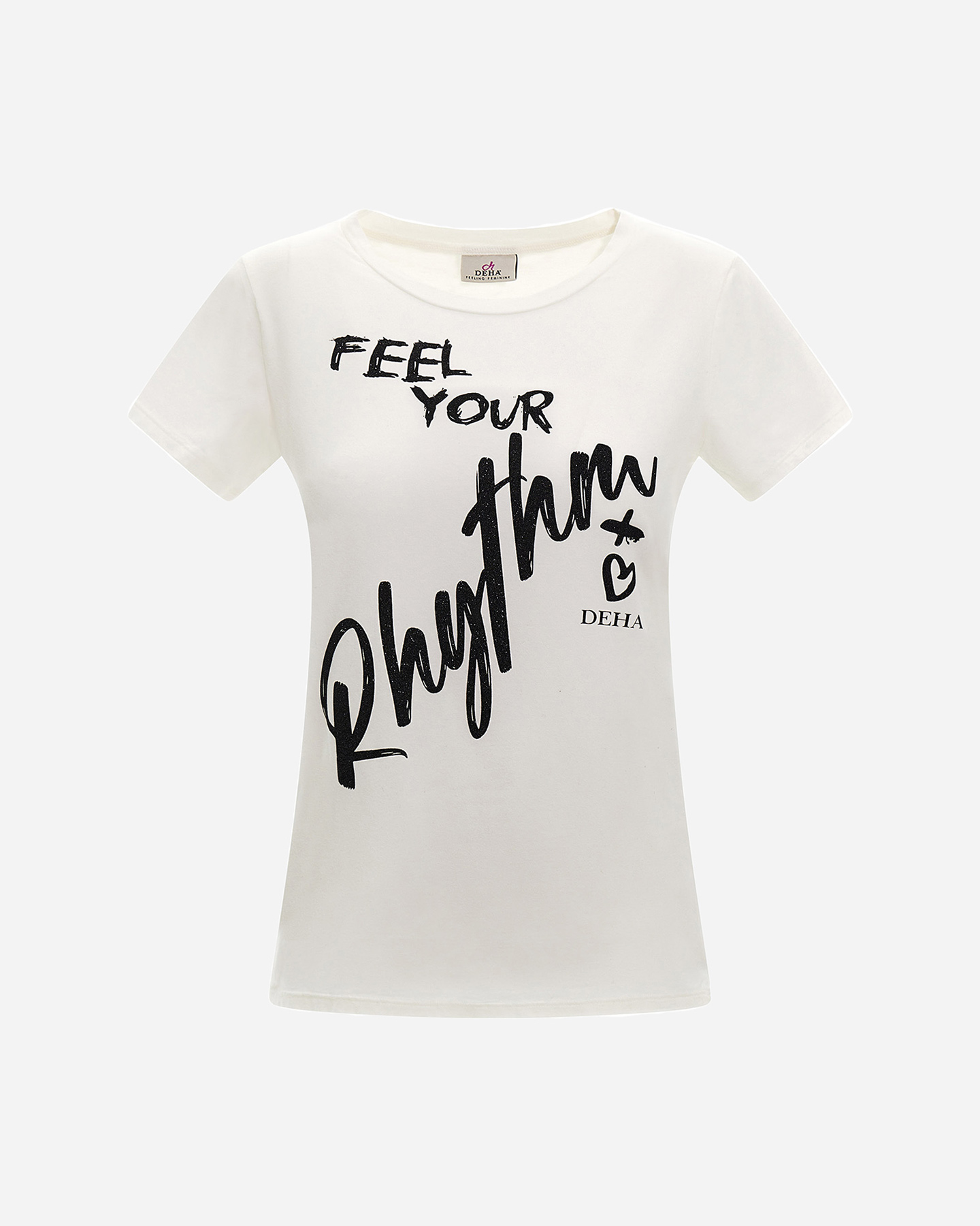 T-shirt DEHA GRAPHIC LUREX W - Bianco - 0 | Cisalfa Sport