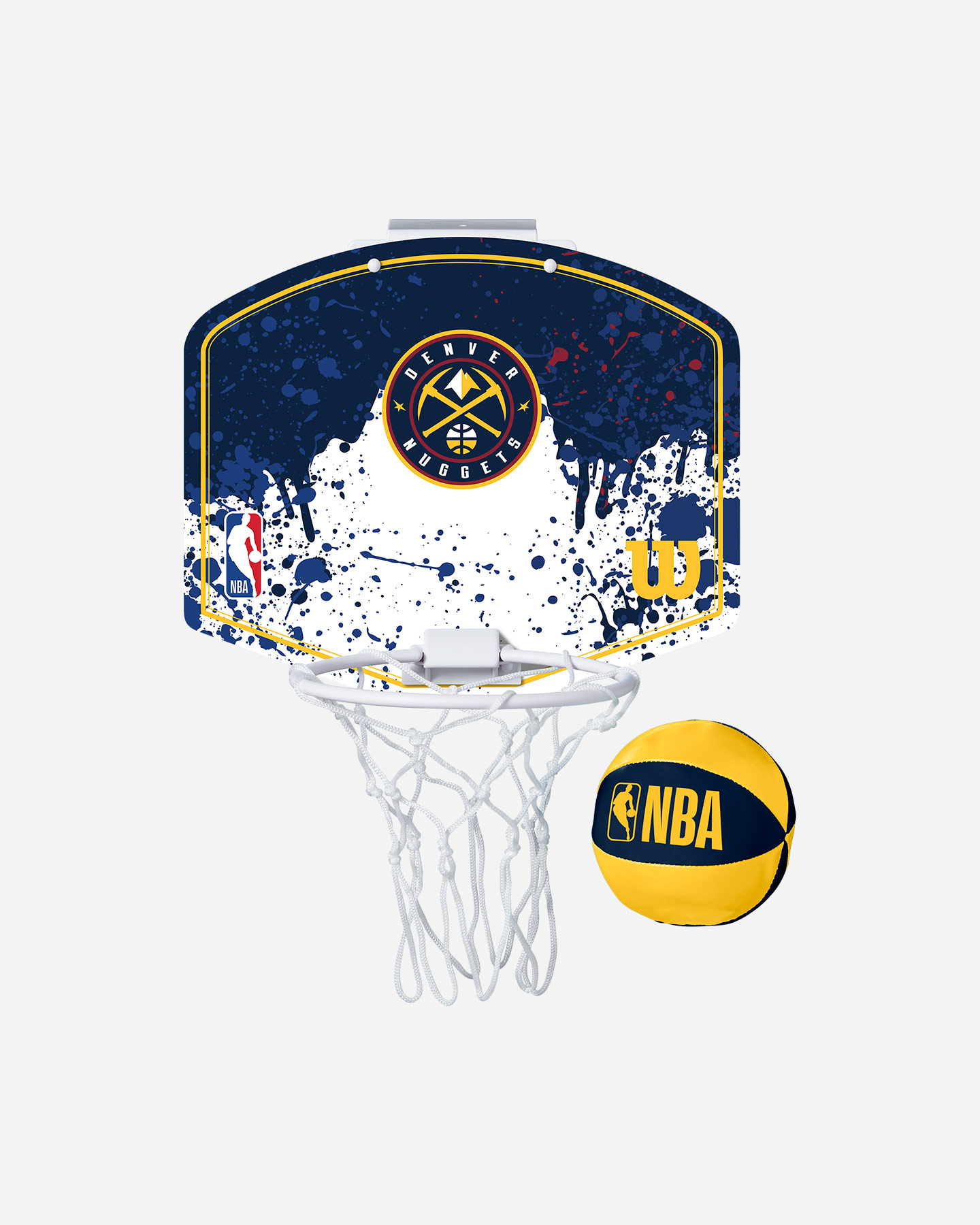 Canestro tabellone basket WILSON MINICANESTRO NBA TEAM DENVER NUGGETS  - 0 | Cisalfa Sport