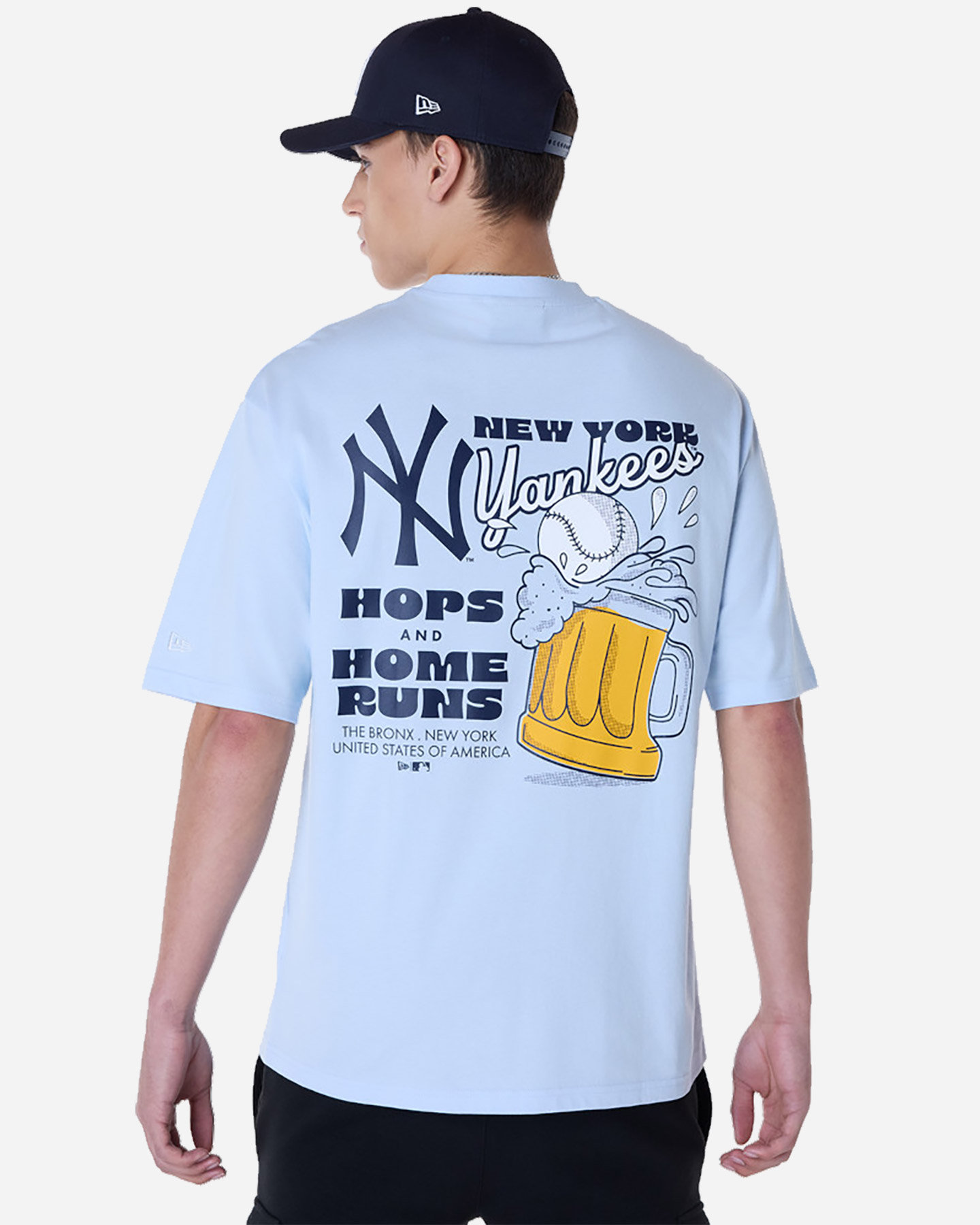 T-shirt NEW ERA MLB LEAGUE FOOD GFX NEW YORK YANKEES M - Azzurro - 1 | Cisalfa Sport