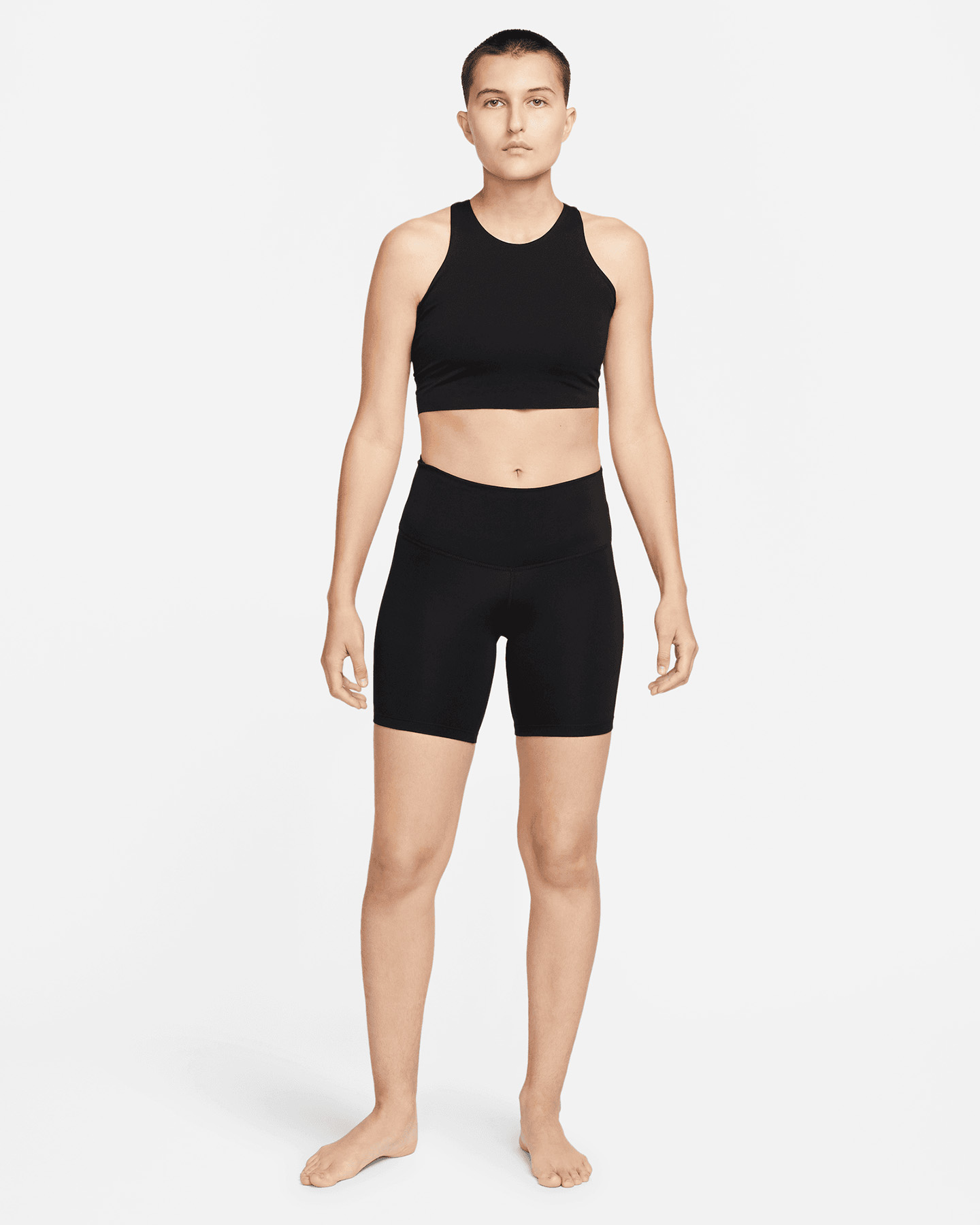 Short training NIKE HIGH RISE W - Nero - 4 | Cisalfa Sport