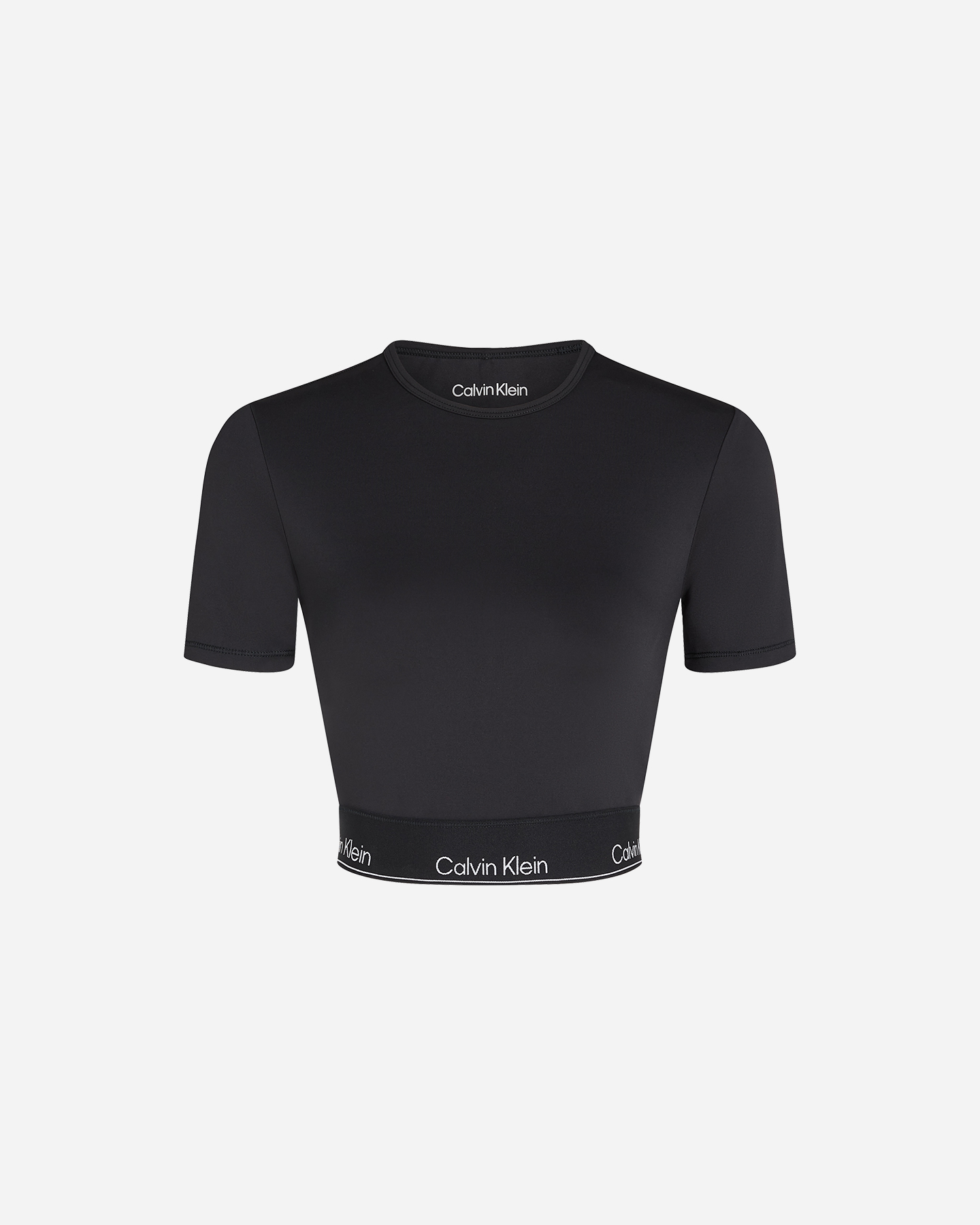 T-shirt CALVIN KLEIN SPORT ELASTIC LOGO W - Nero - 0 | Cisalfa Sport