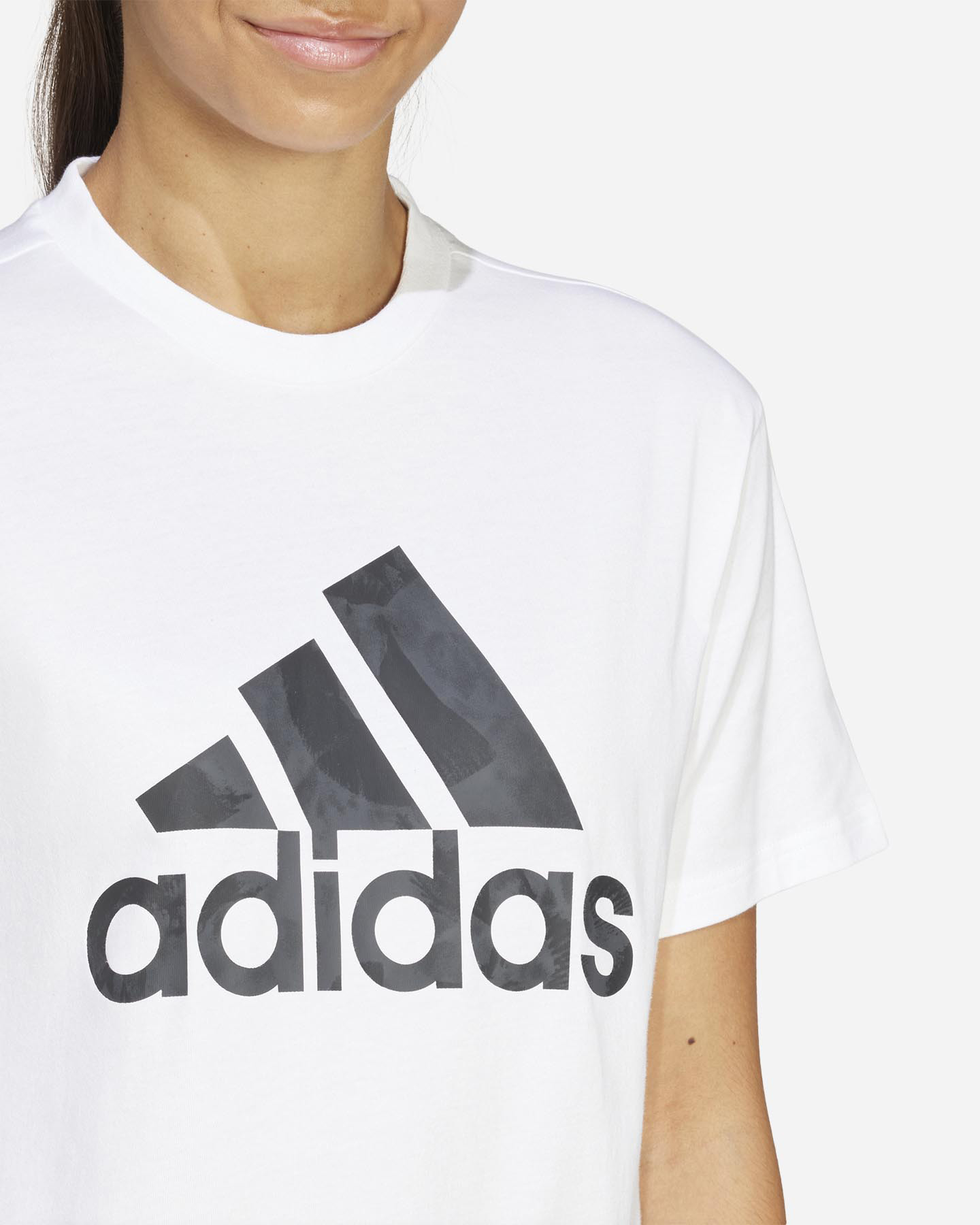 T-shirt ADIDAS LOGO FLOWER W - Bianco - 4 | Cisalfa Sport