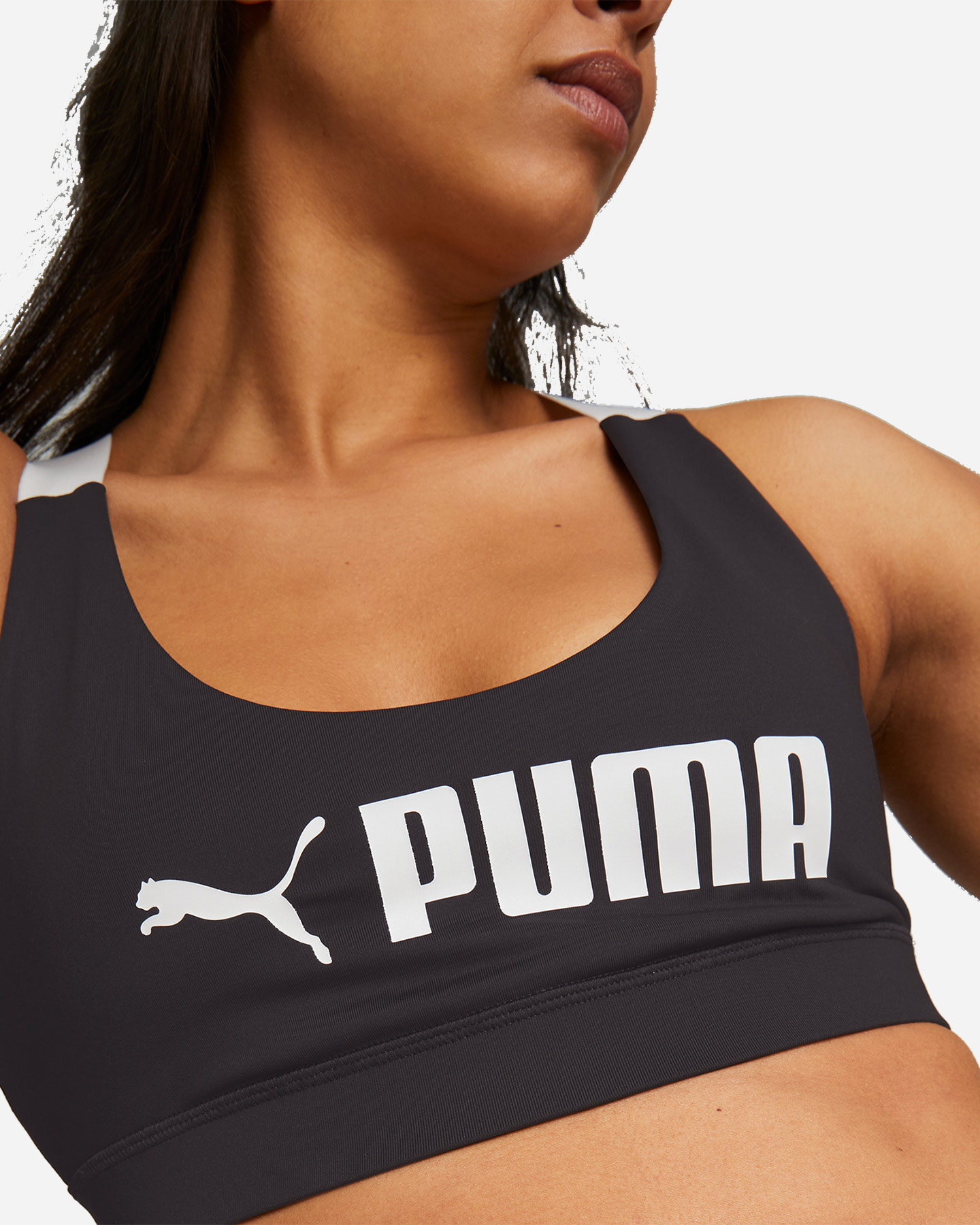 Bra training PUMA CROSSED ELASTIC BLOGO W - 4 | Cisalfa Sport