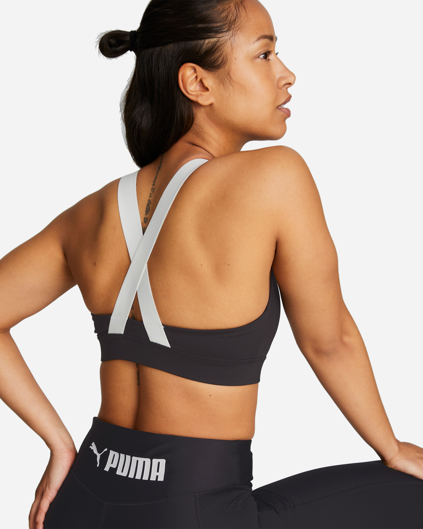 Bra training PUMA CROSSED ELASTIC BLOGO W - 5 | Cisalfa Sport