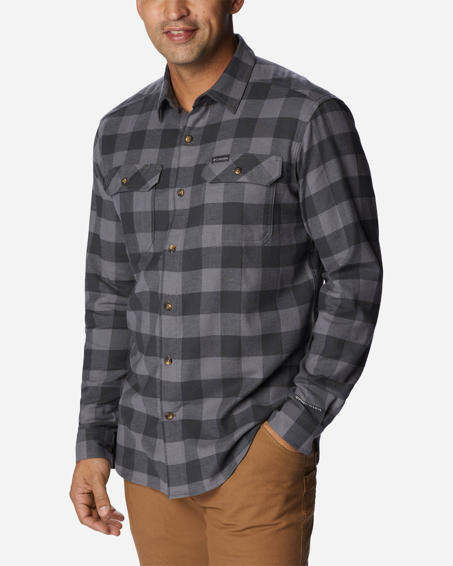 Camicia COLUMBIA FLARE GUN M - Grigio - 2 | Cisalfa Sport