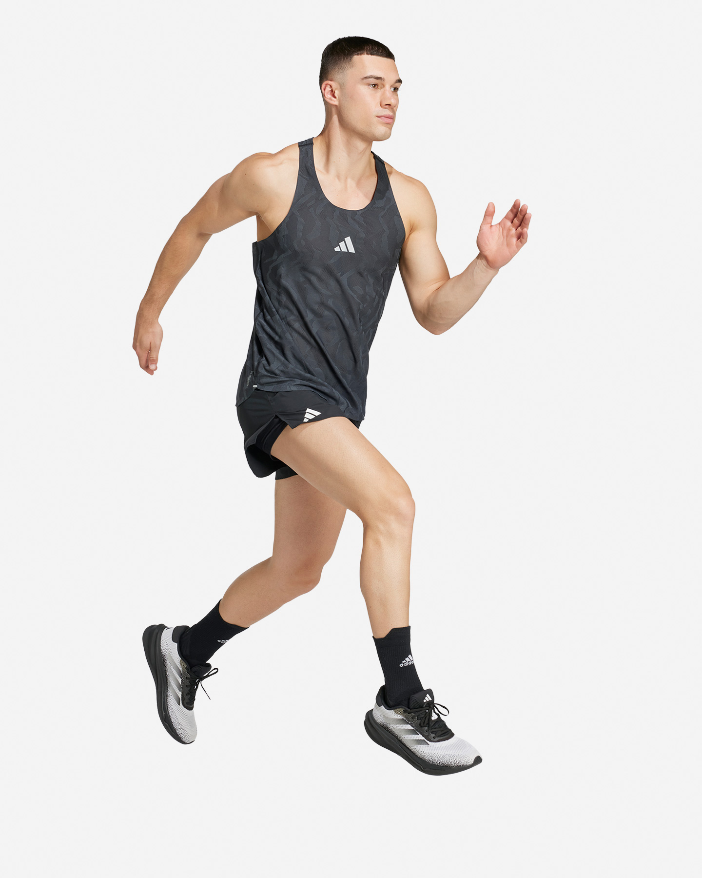 Canotta running ADIDAS ULT ENG M - Nero - 5 | Cisalfa Sport