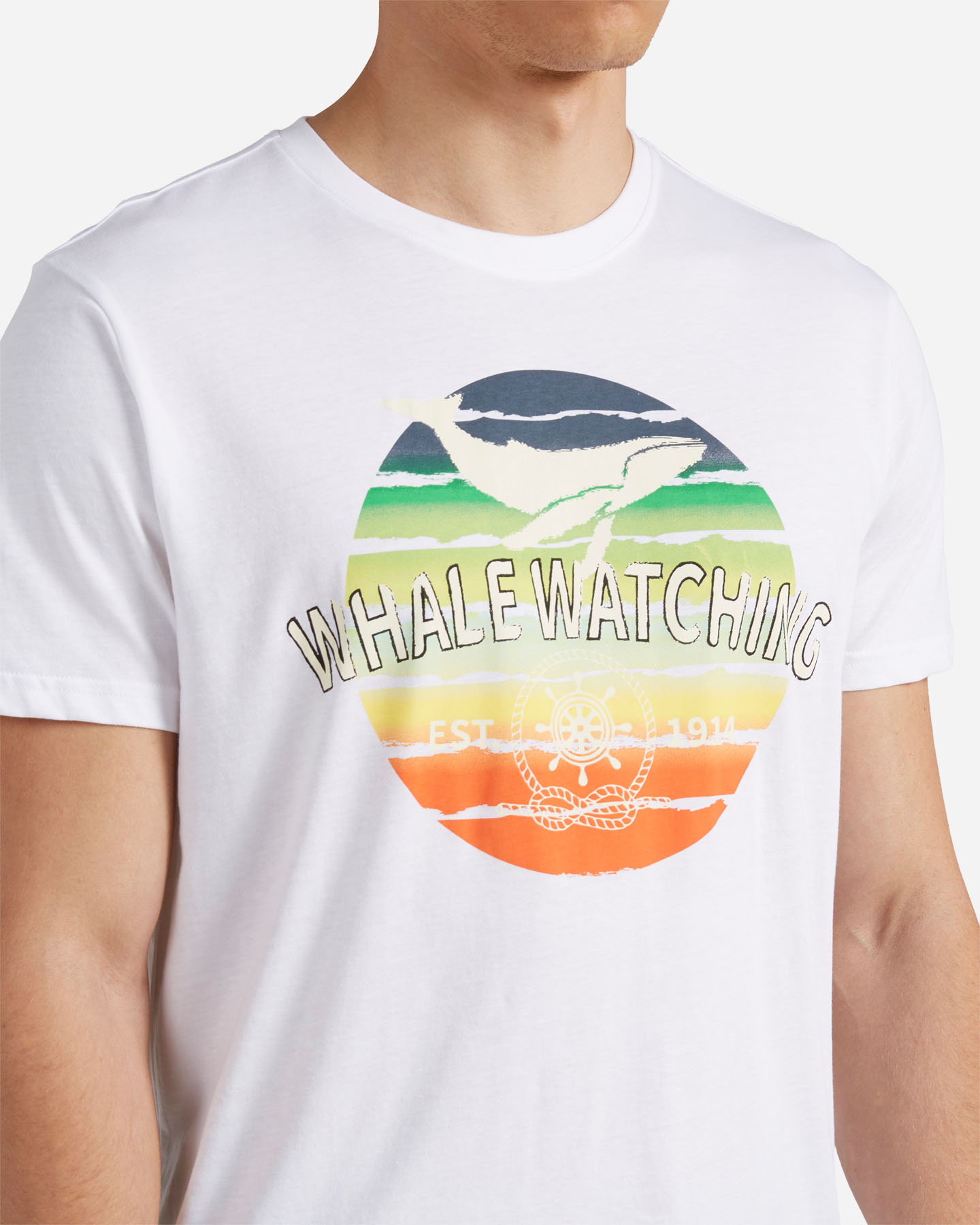 T-shirt ADMIRAL VACATION TEE M - Bianco - 4 | Cisalfa Sport