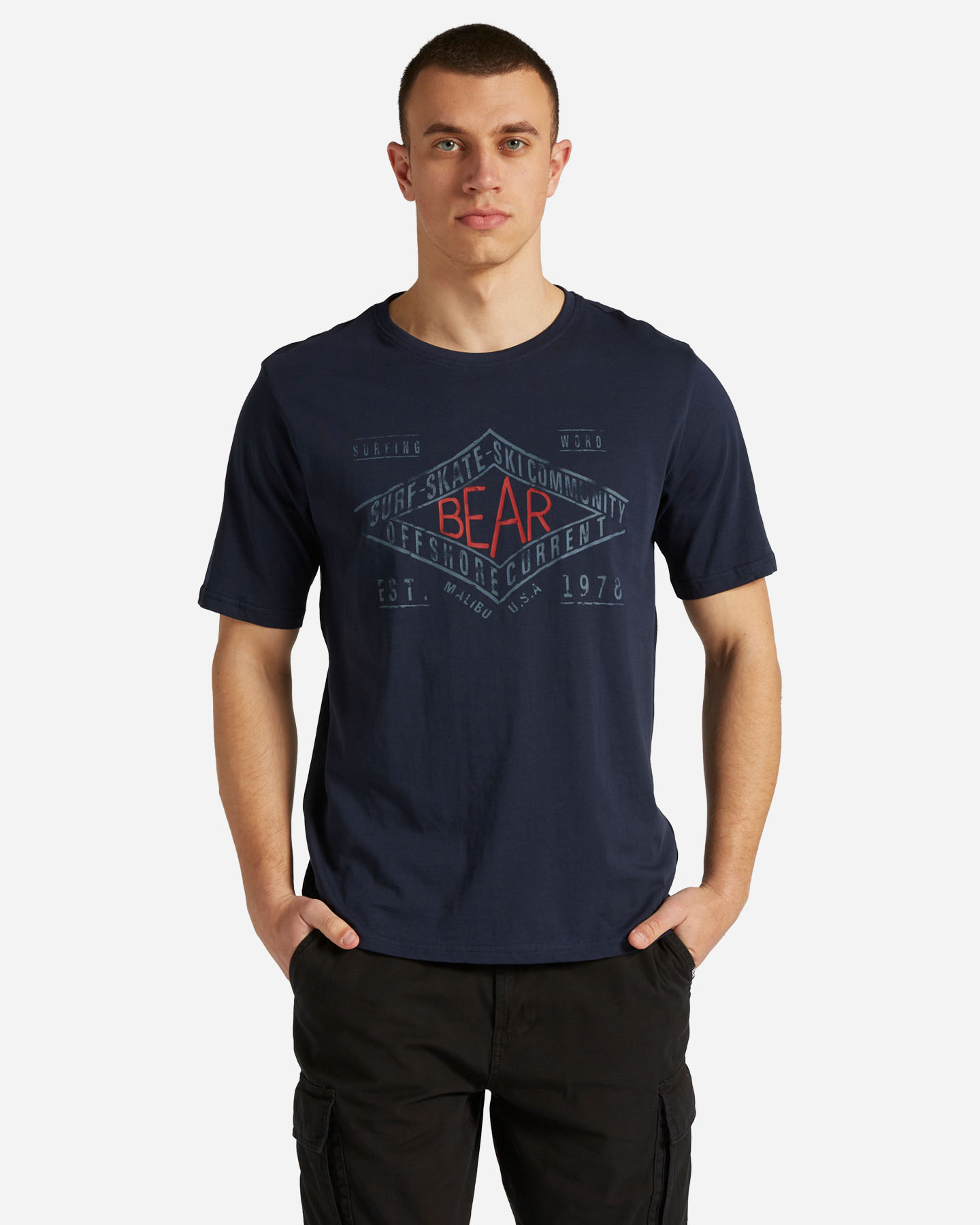 T-shirt BEAR HERITAGE M - Blu - 0 | Cisalfa Sport