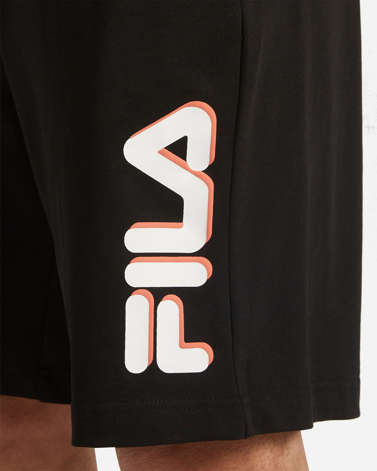 Bermuda FILA TRANSPARENT RUBBER F-BOX PATCH M - Nero - 3 | Cisalfa Sport