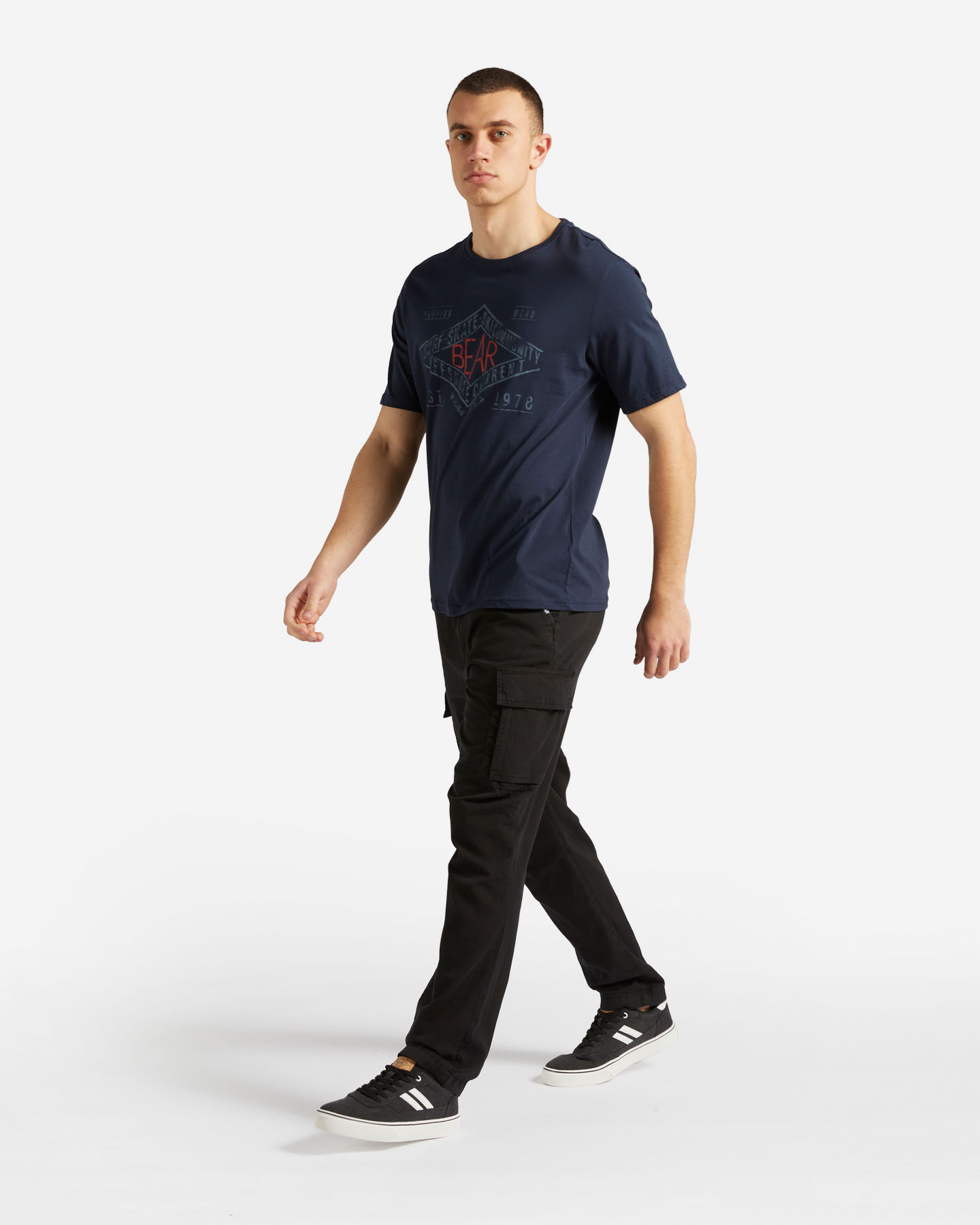 T-shirt BEAR HERITAGE M - Blu - 3 | Cisalfa Sport