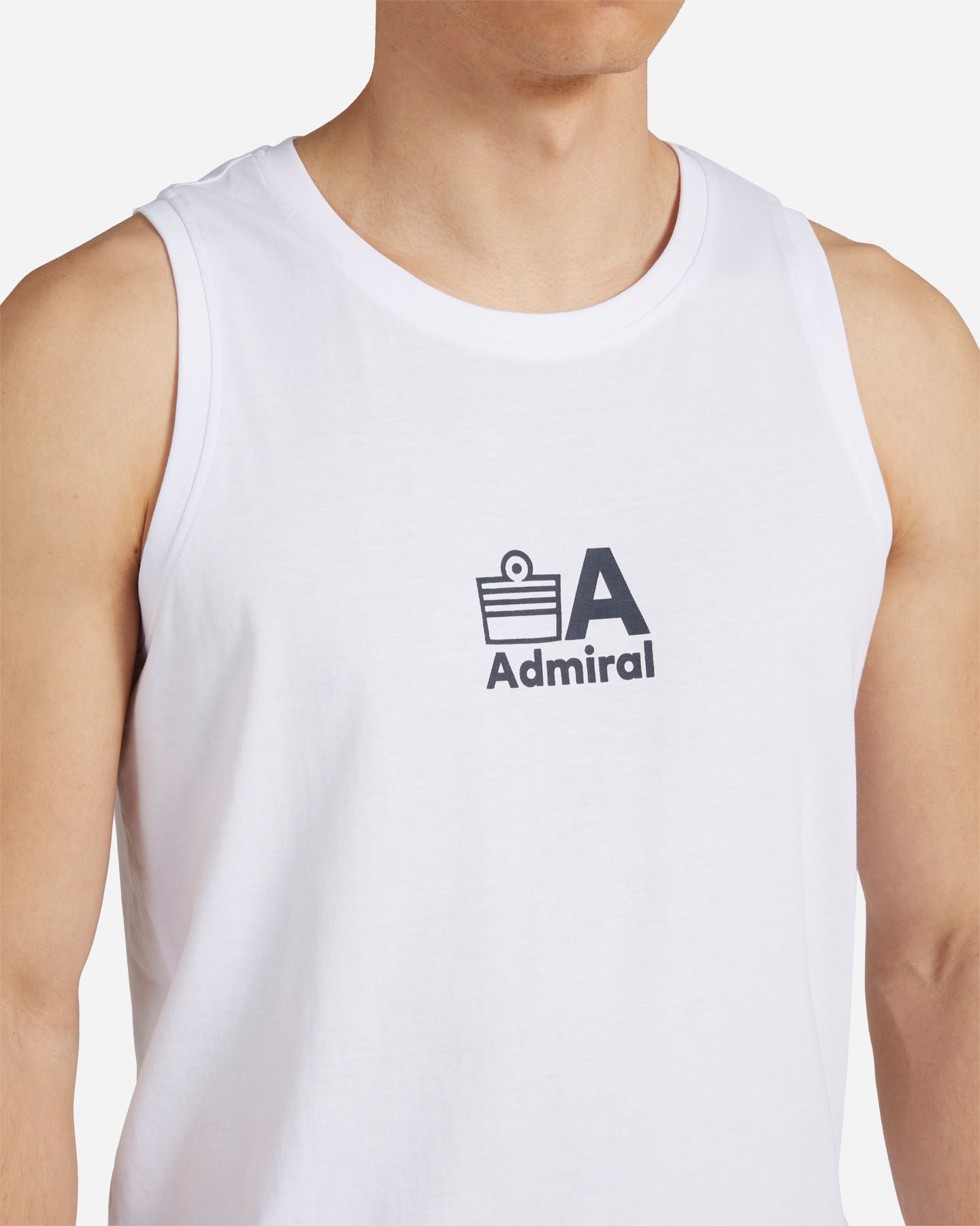 Canotta ADMIRAL SMALL LOGO M - Bianco - 4 | Cisalfa Sport