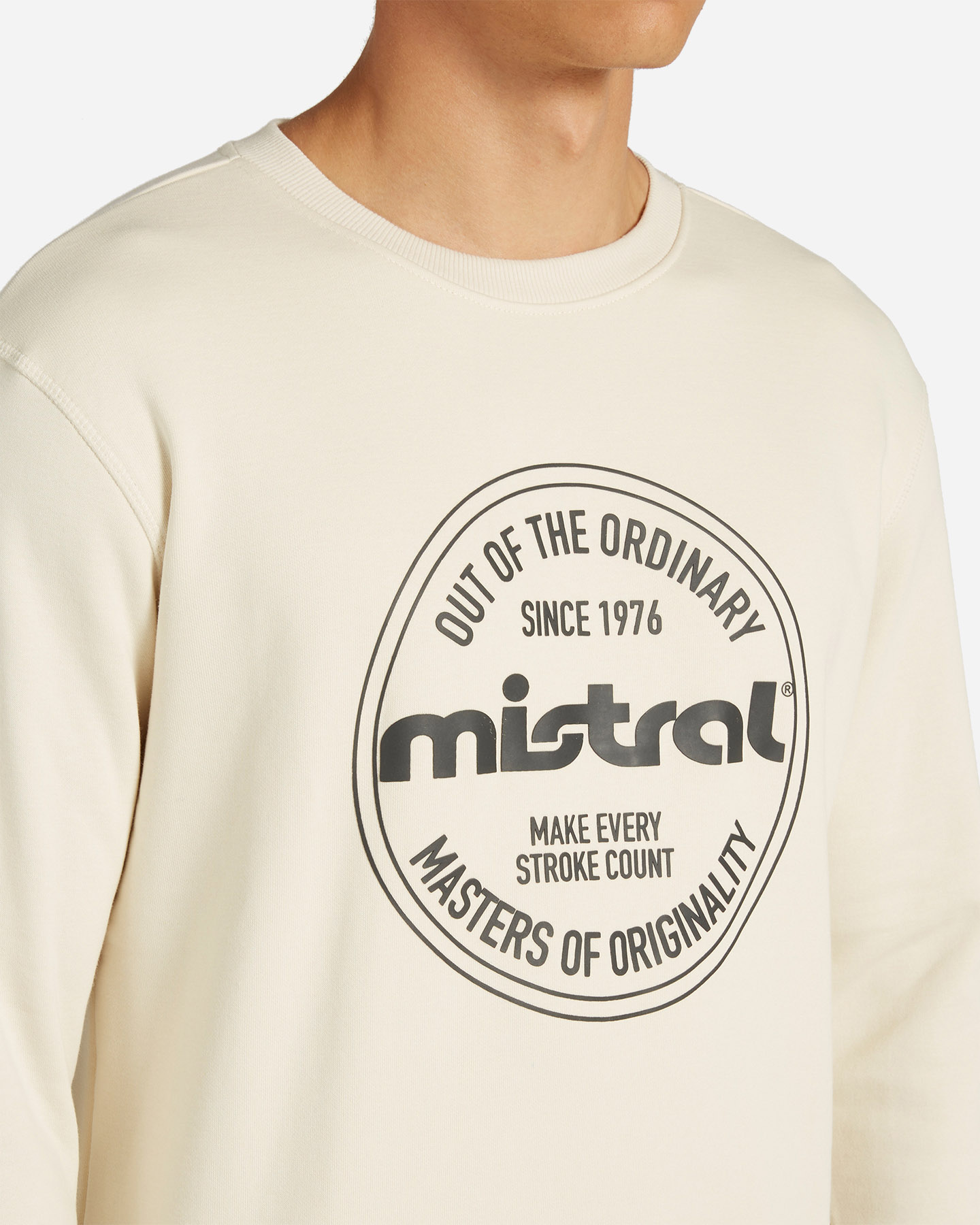 Felpa MISTRAL BIG LOGO M - Bianco - 4 | Cisalfa Sport