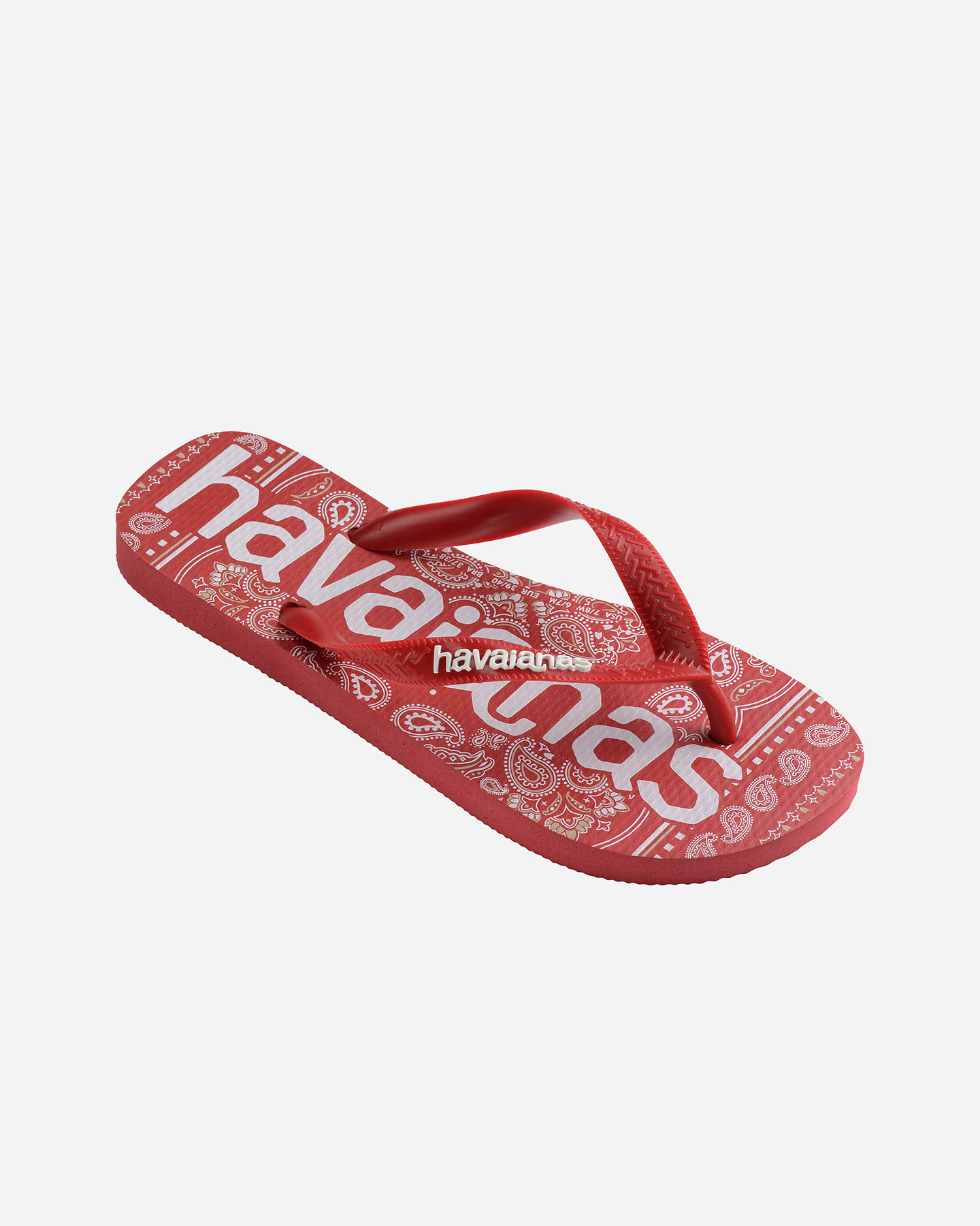 Infradito HAVAIANAS TOP LOGOMANIA FASHION M - Rosso - 3 | Cisalfa Sport