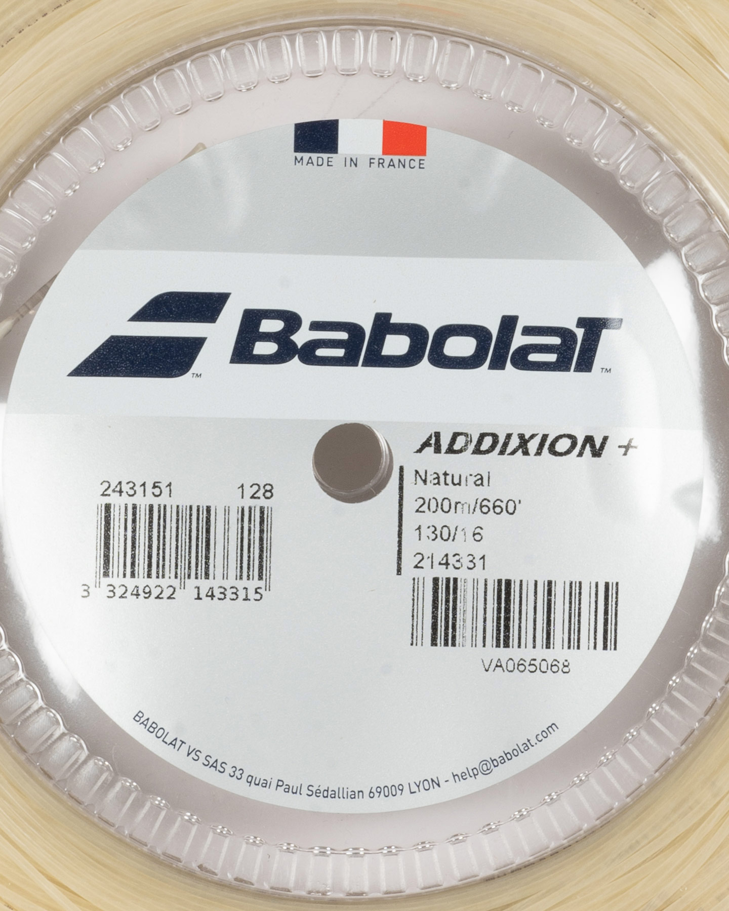 Corde tennis BABOLAT ADDIXION+ 200M  - 1 | Cisalfa Sport