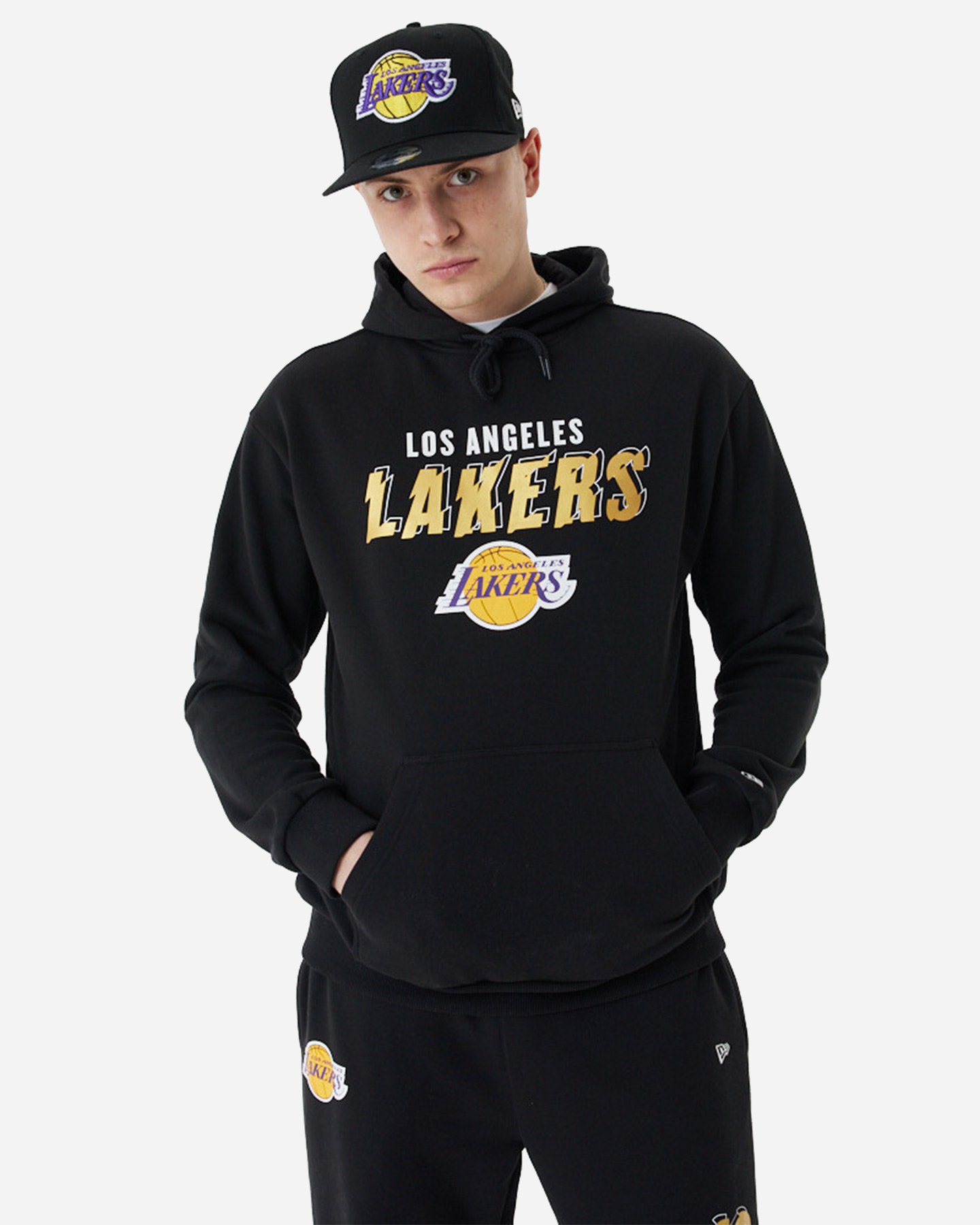 Abbigliamento basket NEW ERA TEAM SCRIPT GOLD LOS ANGELES LAKERS M - 0 | Cisalfa Sport