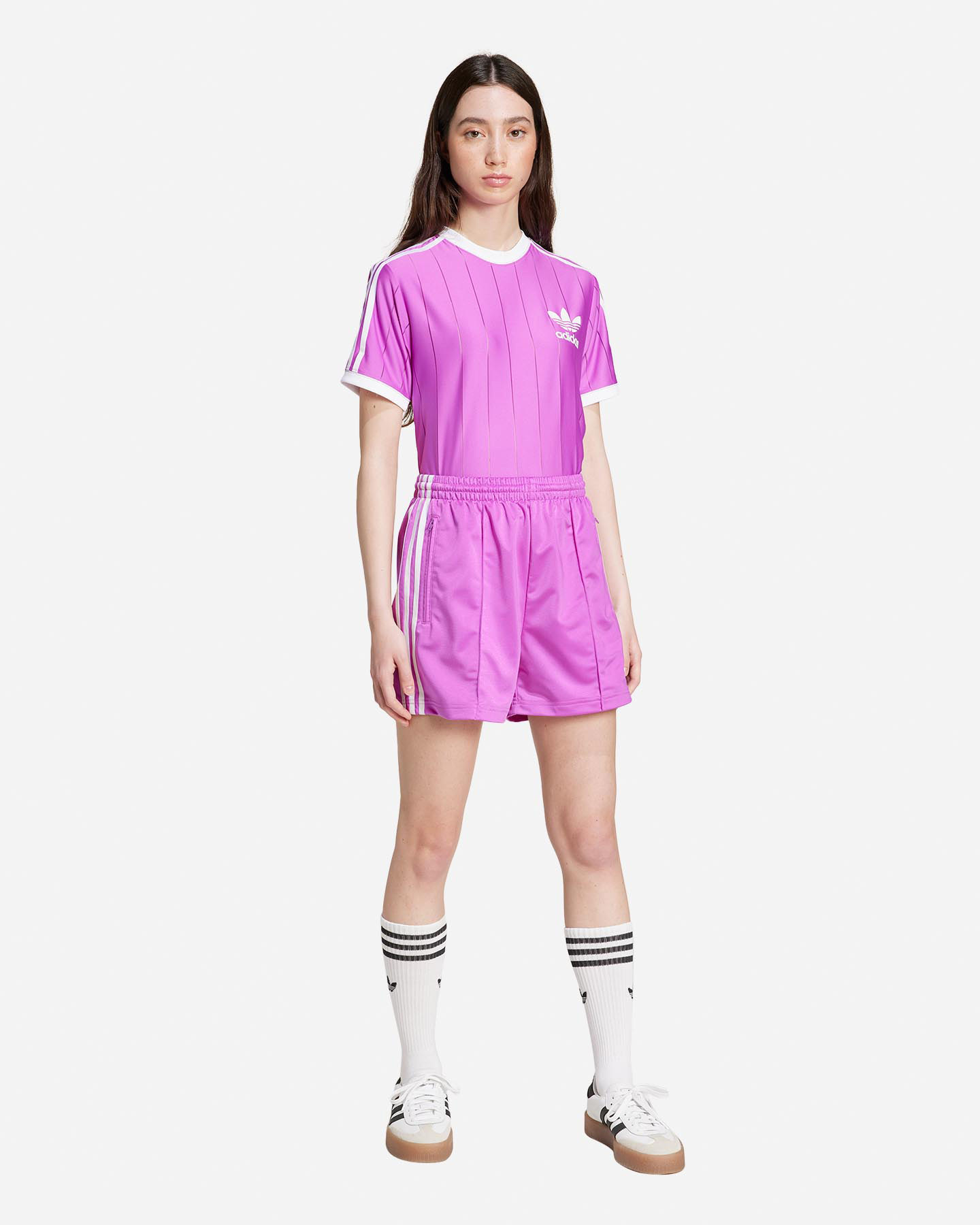 T-shirt ADIDAS ORIGINAL 3STRIPES W - Fucsia - 3 | Cisalfa Sport