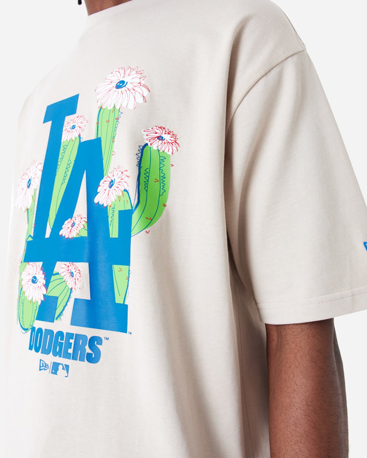 T-shirt NEW ERA MLB FLORAL LOGO LOS ANGELES DODGERS M - 4 | Cisalfa Sport