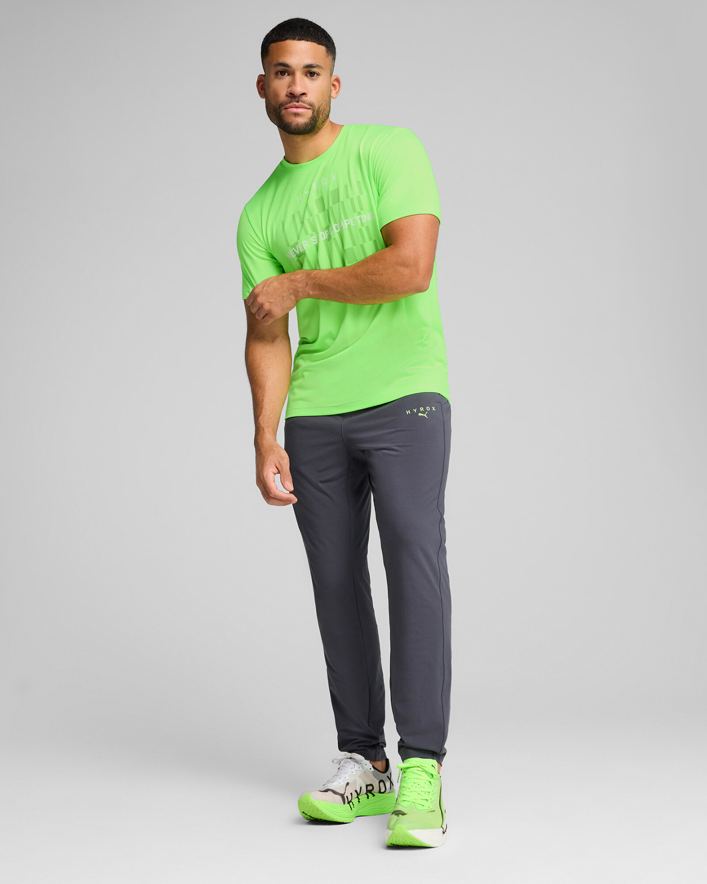 T-shirt training PUMA HYROX M - Verde - 4 | Cisalfa Sport