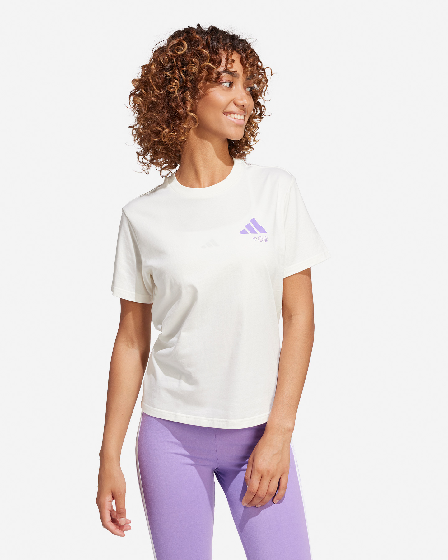 T-shirt ADIDAS GRAPHIC W - Bianco - 1 | Cisalfa Sport