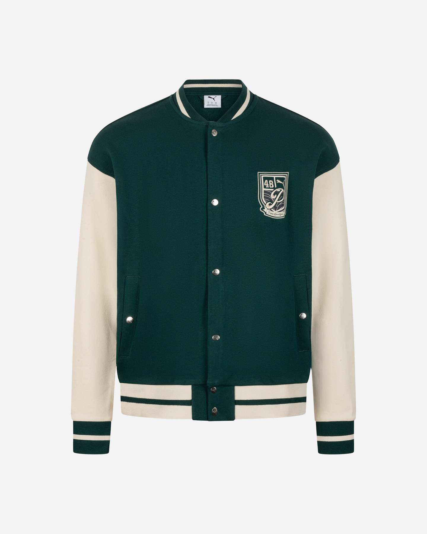 Felpa PUMA HVY VARSITY BIG LOGO M - Verde - 0 | Cisalfa Sport