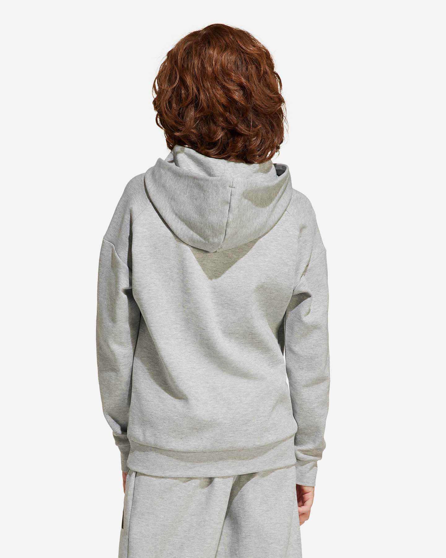 Felpa ADIDAS BIG LOGO JR - Grigio - 2 | Cisalfa Sport