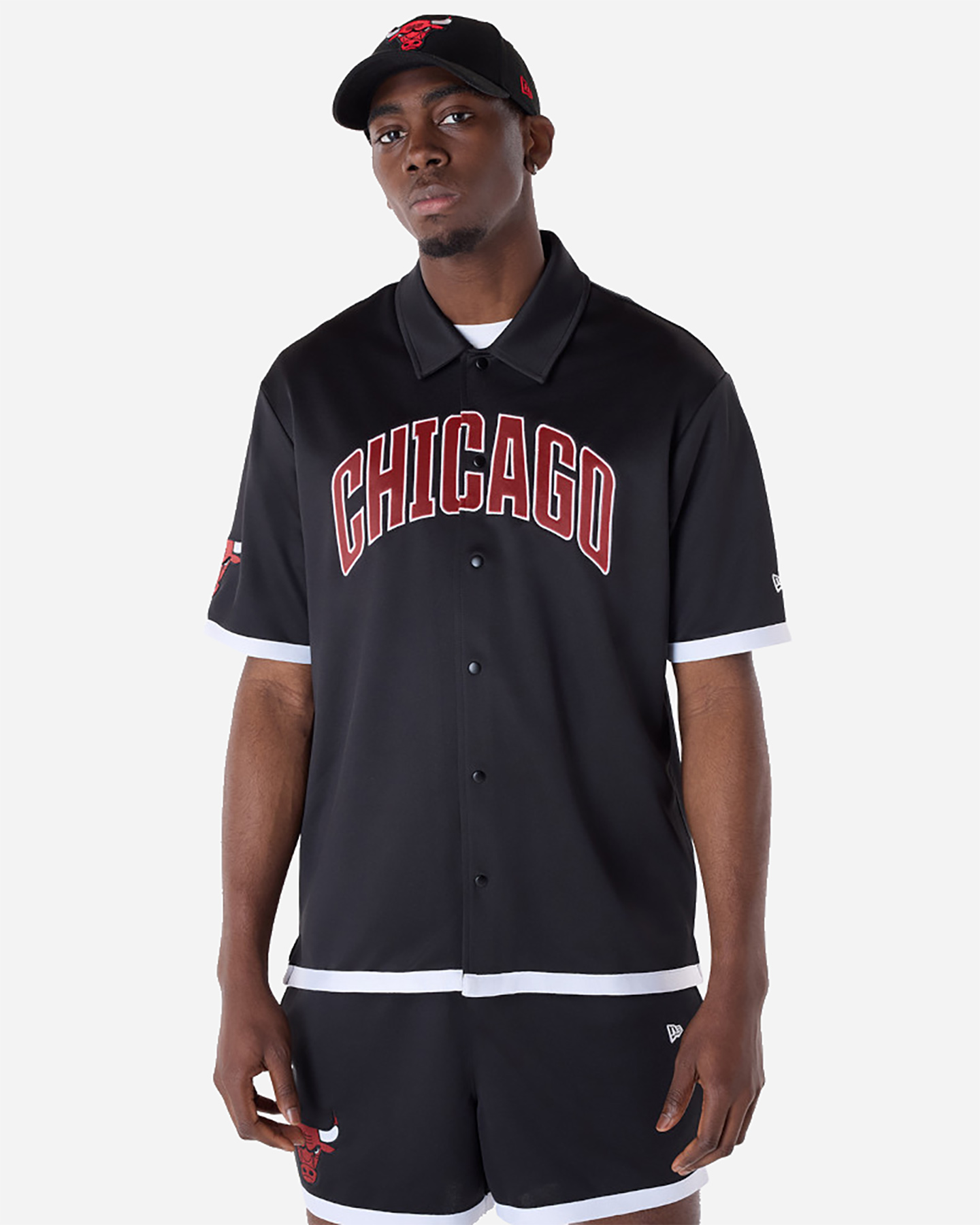 Abbigliamento basket NEW ERA SNAPP BUTTON BULLS M - Nero - 0 | Cisalfa Sport