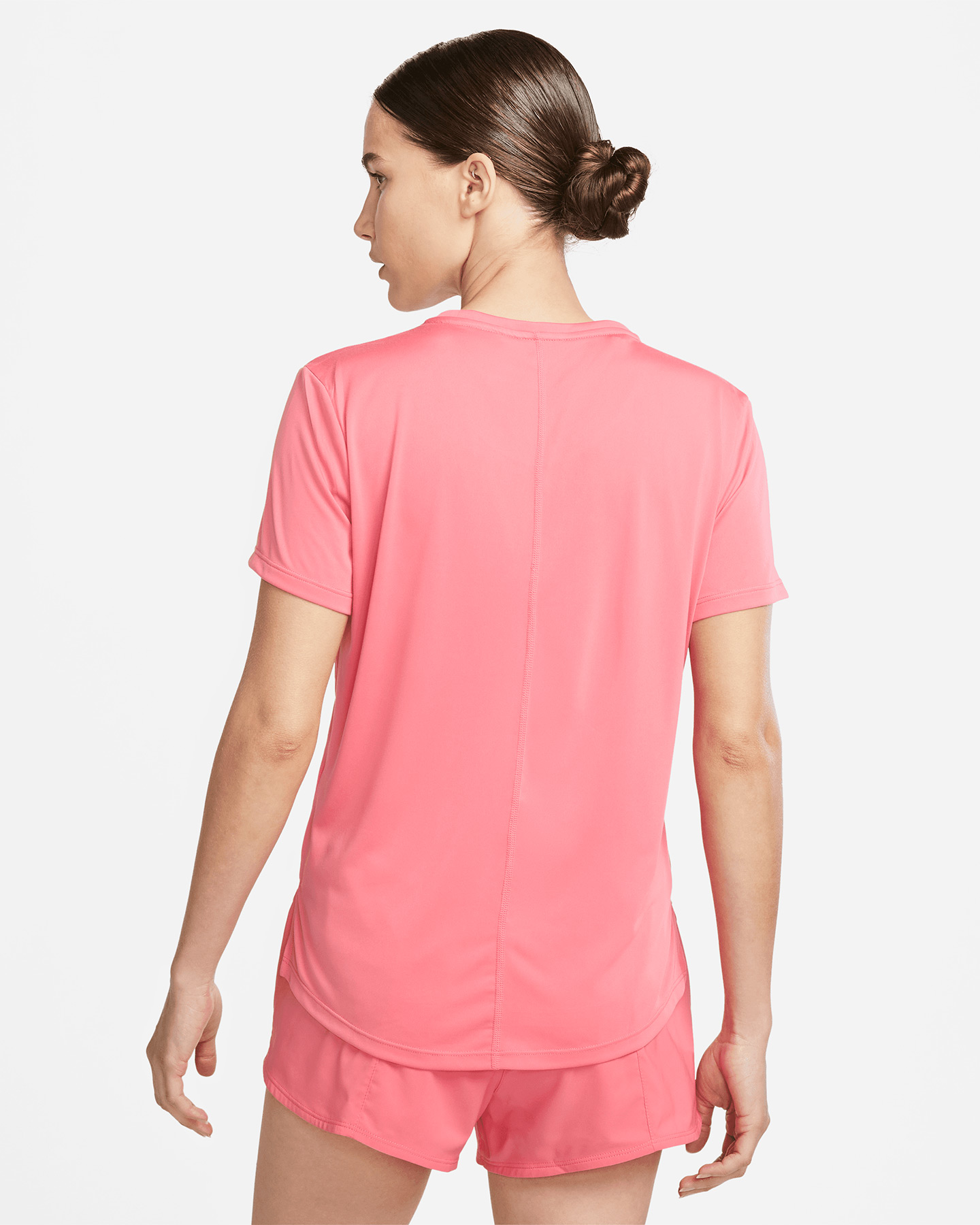 T-shirt running NIKE ONE DRI FIT SWOOSH W - Rosa - 1 | Cisalfa Sport