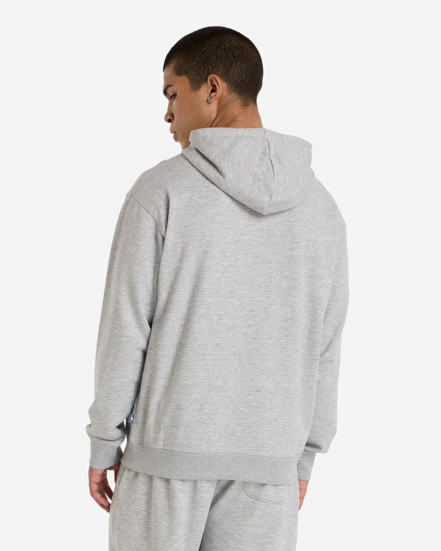 Felpa NEW BALANCE BIG LOGO M - Grigio - 2 | Cisalfa Sport
