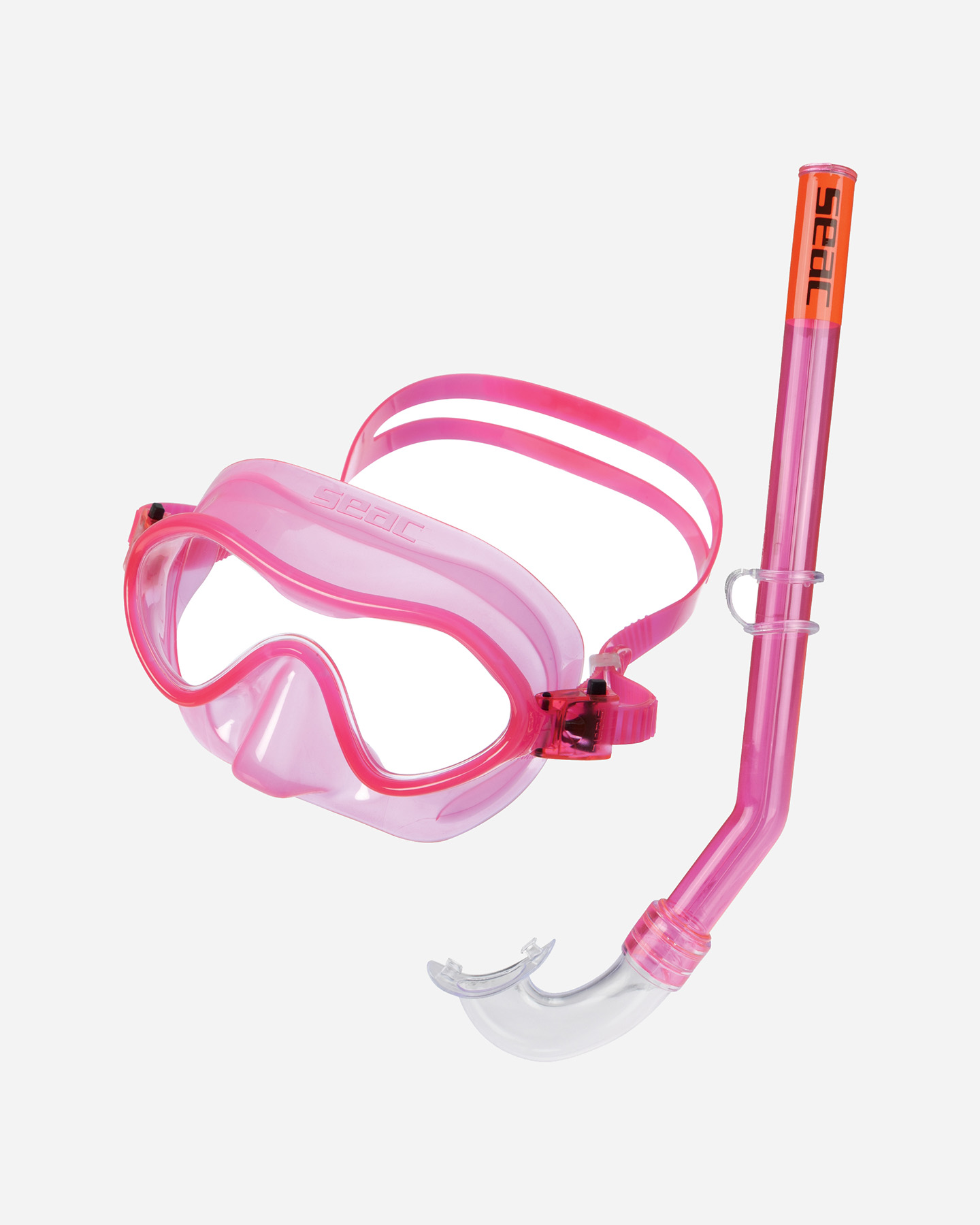 Kit snorkeling SEAC SET BIS BAIA JR - Rosa - 0 | Cisalfa Sport