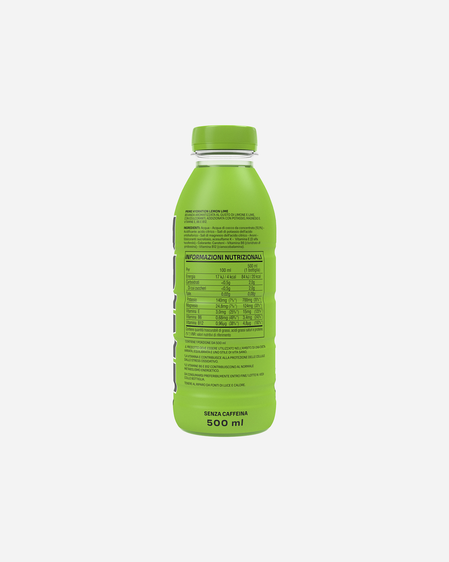 Energetici PRIME BOTTIGLIA LEMON LIME 500ML  - 1 | Cisalfa Sport