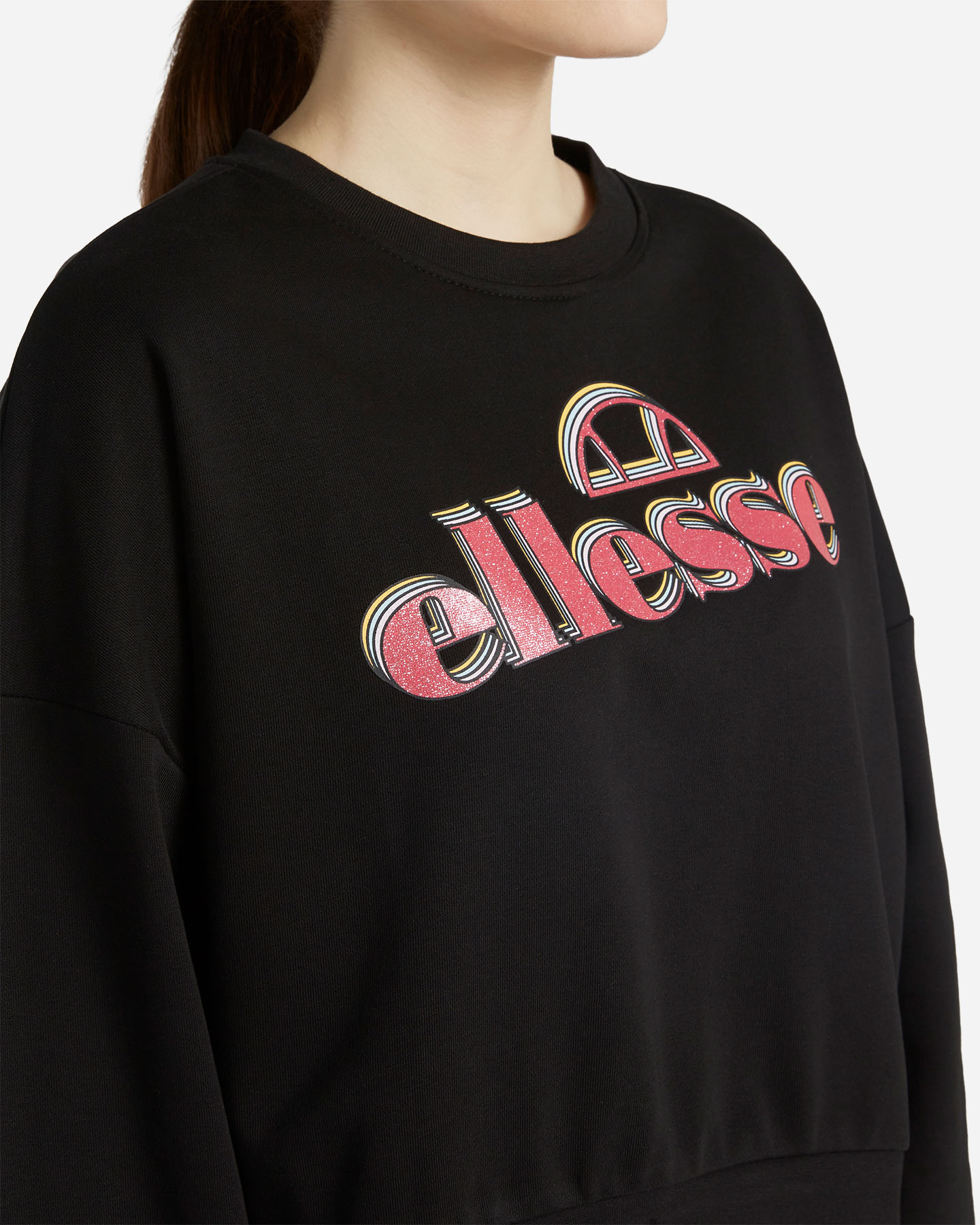 Felpa ELLESSE BIG BUBBLE W - Nero - 4 | Cisalfa Sport