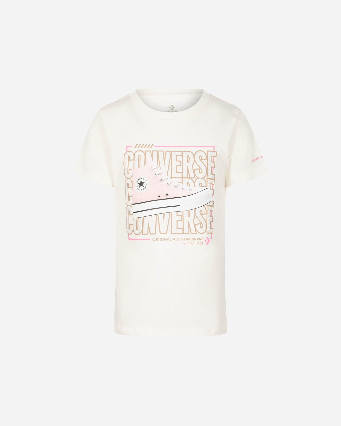 T-shirt CONVERSE CHUCK GRAPHIC JR - Beige - 0 | Cisalfa Sport
