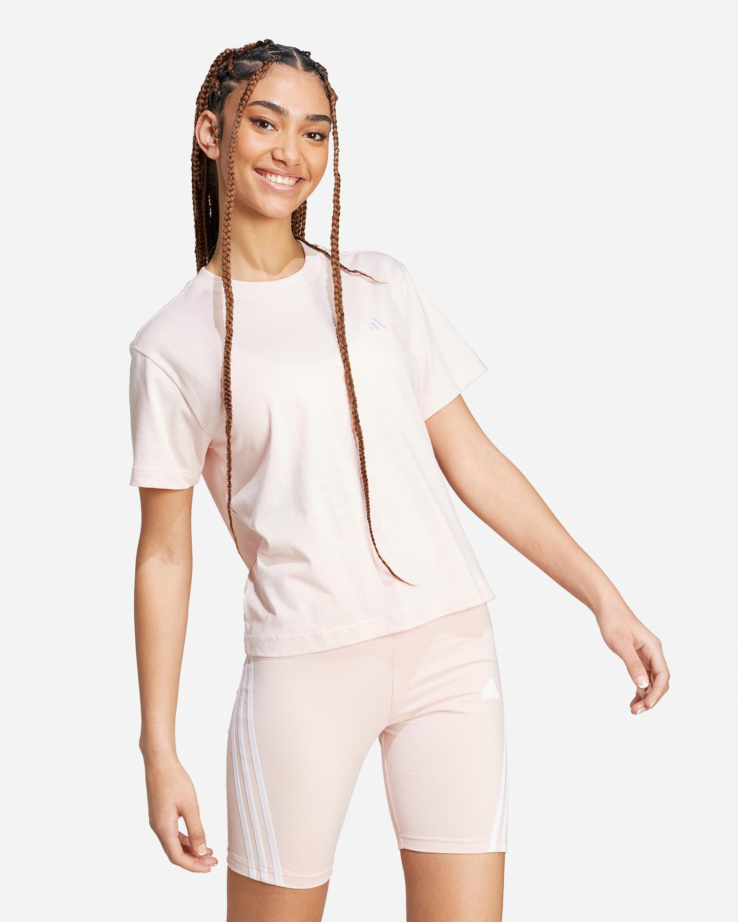T-shirt ADIDAS SZN SMALL LOGO W - Rosa - 3 | Cisalfa Sport